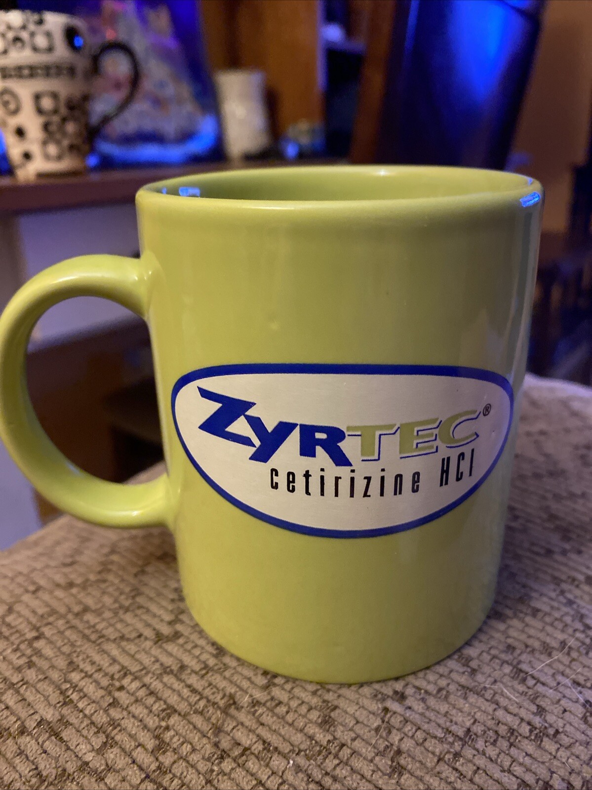 Zyrtec Pharma Drug Rep Ceramic Coffee Mug / Tea Cup – Doctor Nurse – RARE