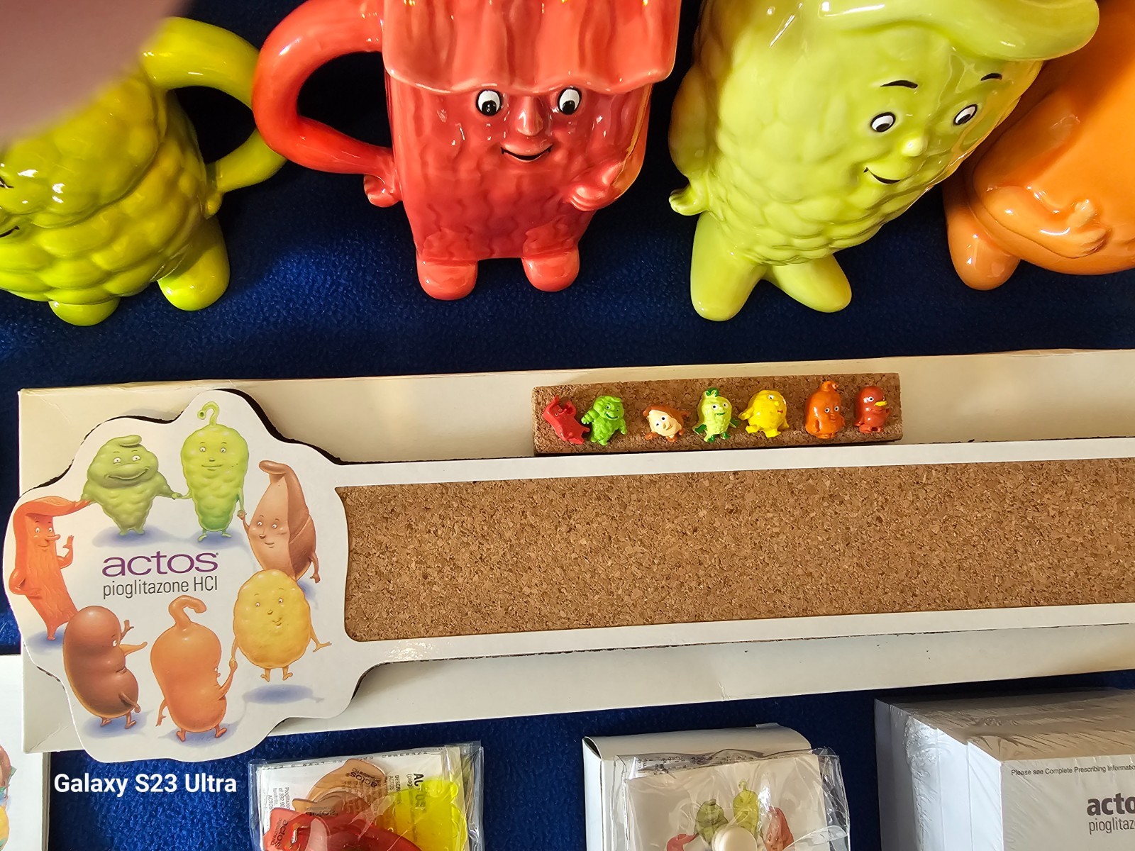 Actos Drug Rep Promo Items-Complete Set (Cups, Plushies, Atlas, Pens, etc)