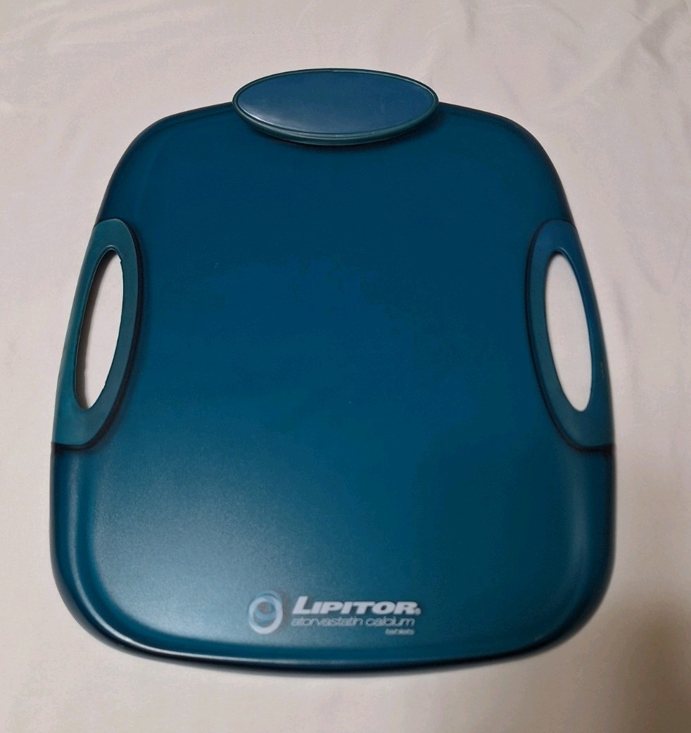 Lipitor Pharmaceutical Drug Rep Advertising Transparent Blue Clipboard