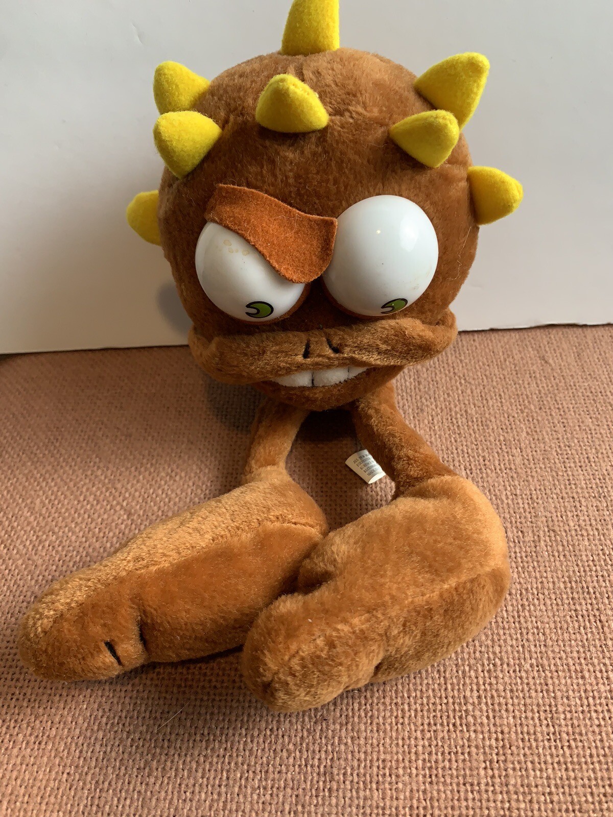 SARS Bug Quidel Plush Toy Pharma Swag Brown Bad Germ Stuffed Animal Pharm Rare