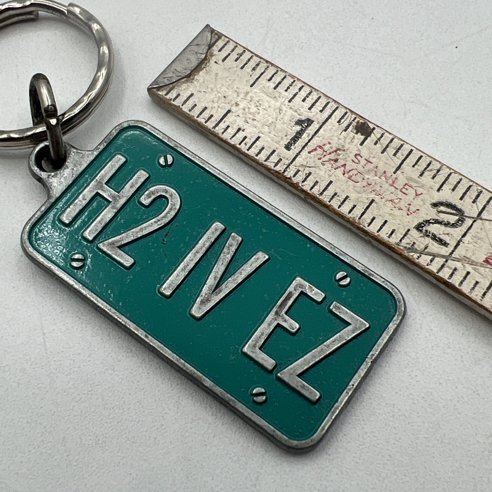 Pepcid Advertising Promotional Keychain H2 IV EZ Merck Pharma Green