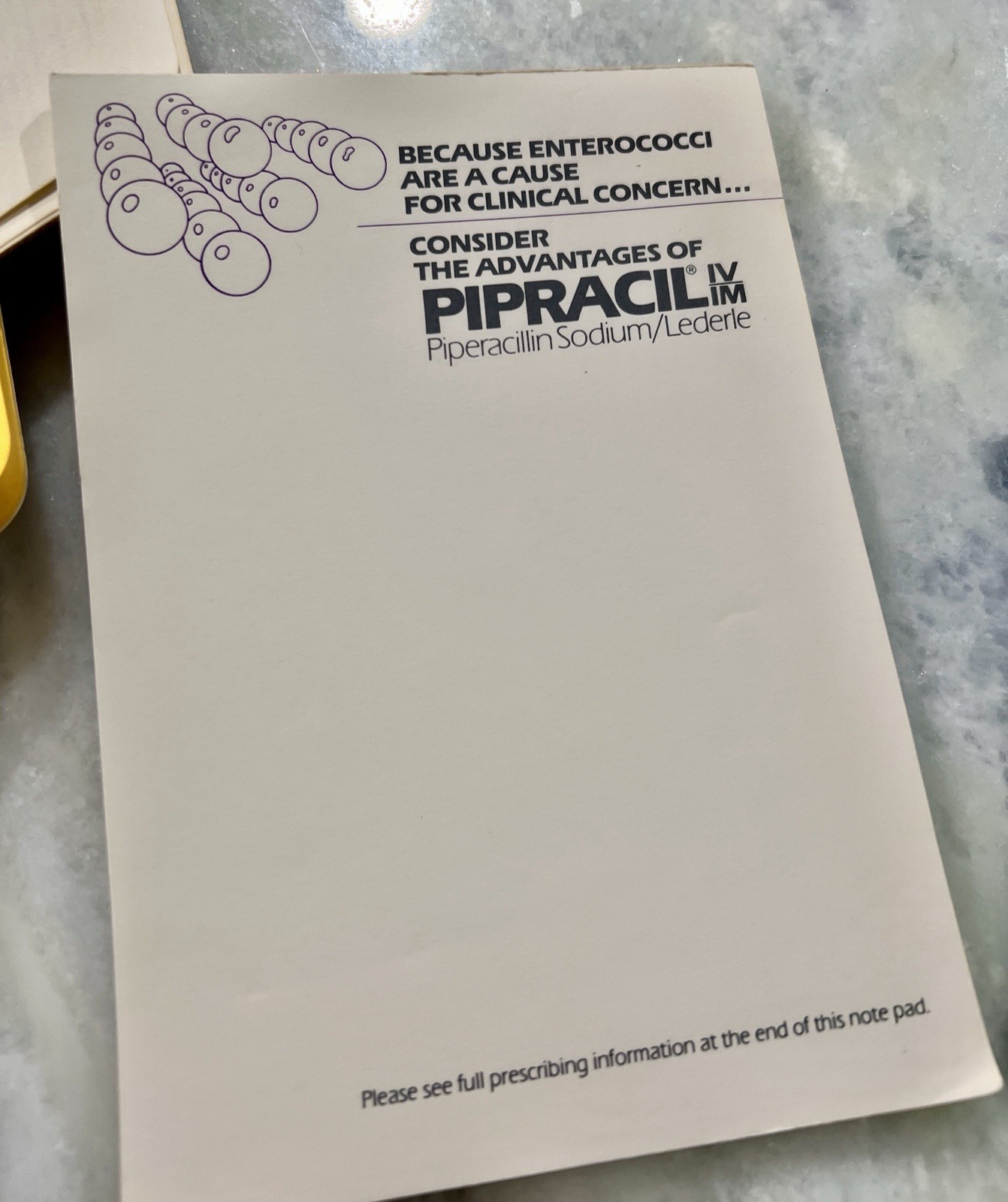 Vintage Pharmaceutical Drug Rep Notepads Lot | Medical Ephemera | Mid-Century Ad