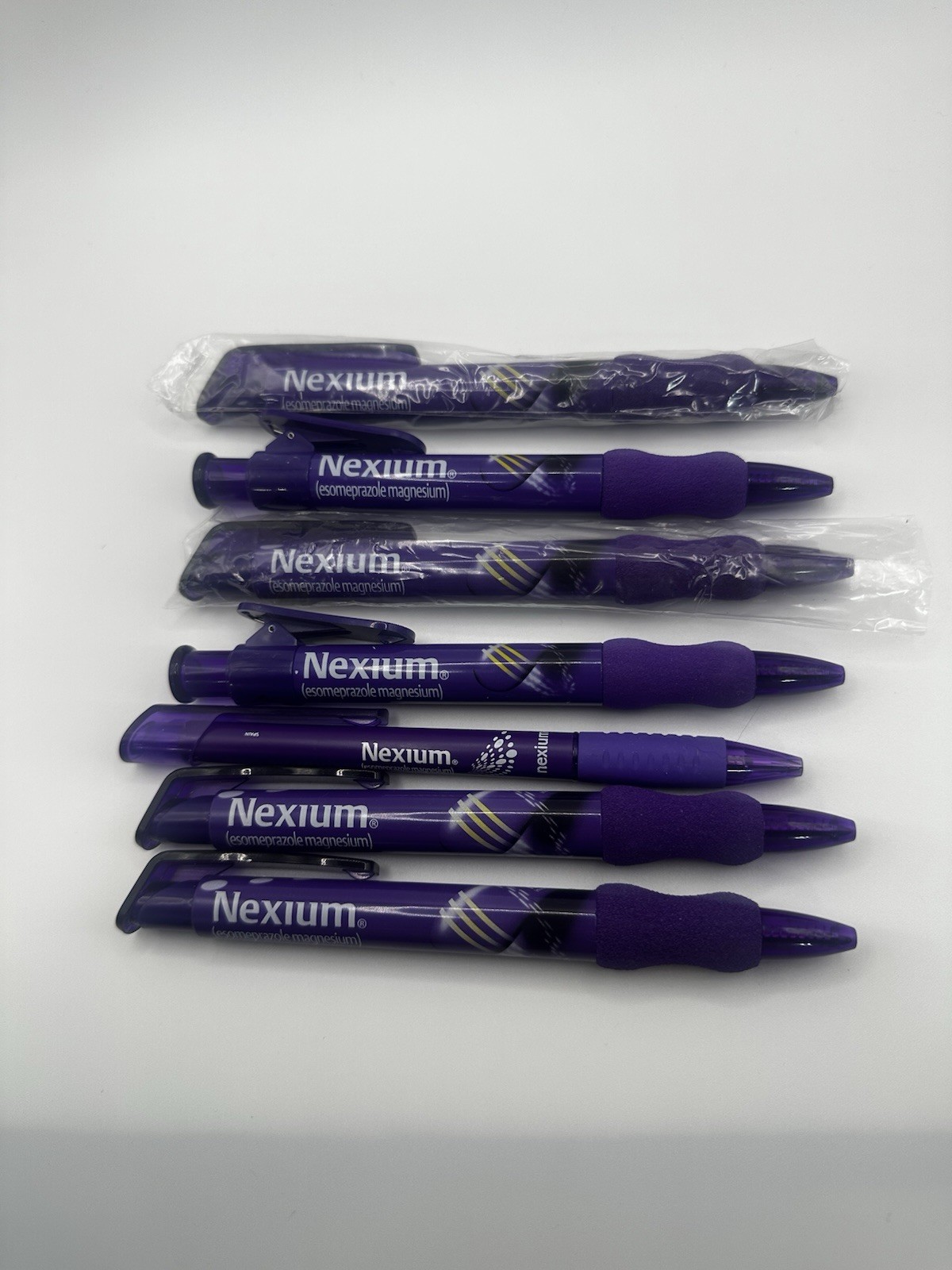 Pharmaceutical Nexium Drug Rep Pens Purple Lot Of 7