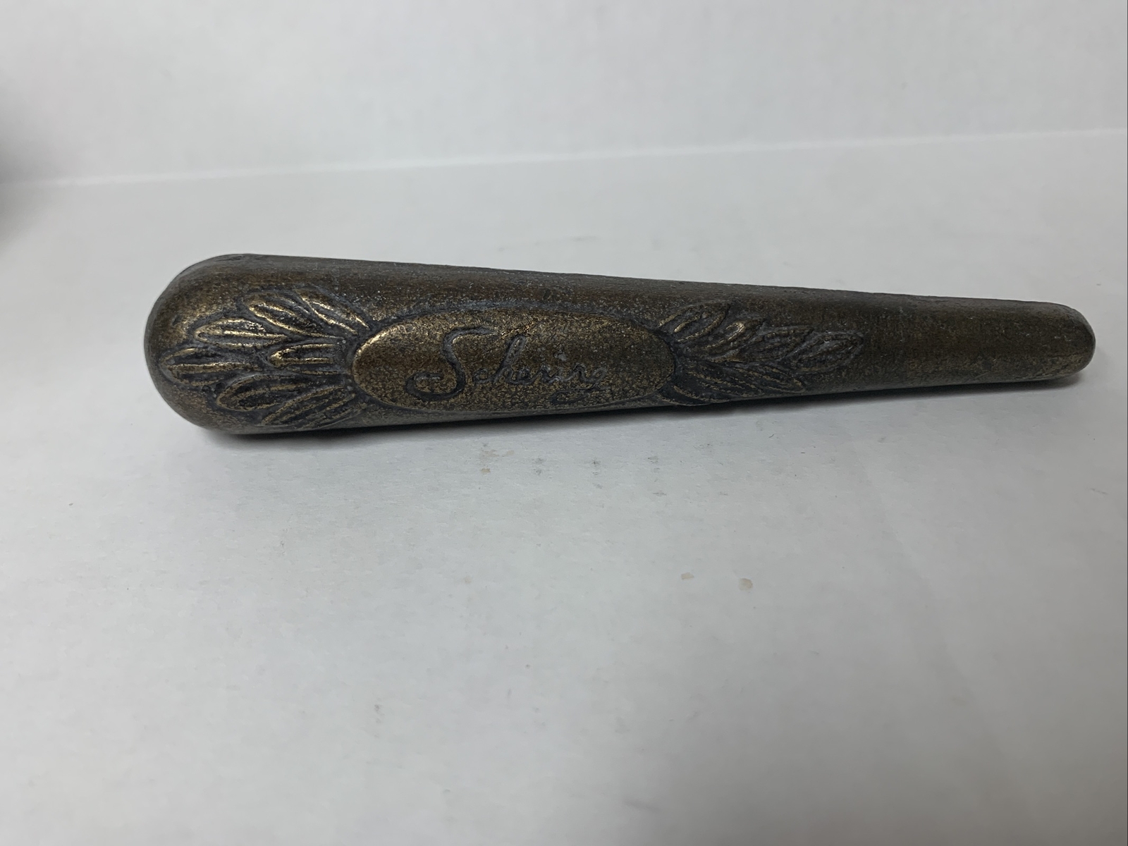 75th Anniversary of Lambda Kappa Signa Bronze Mortar & Pestle Schering Corp 1989