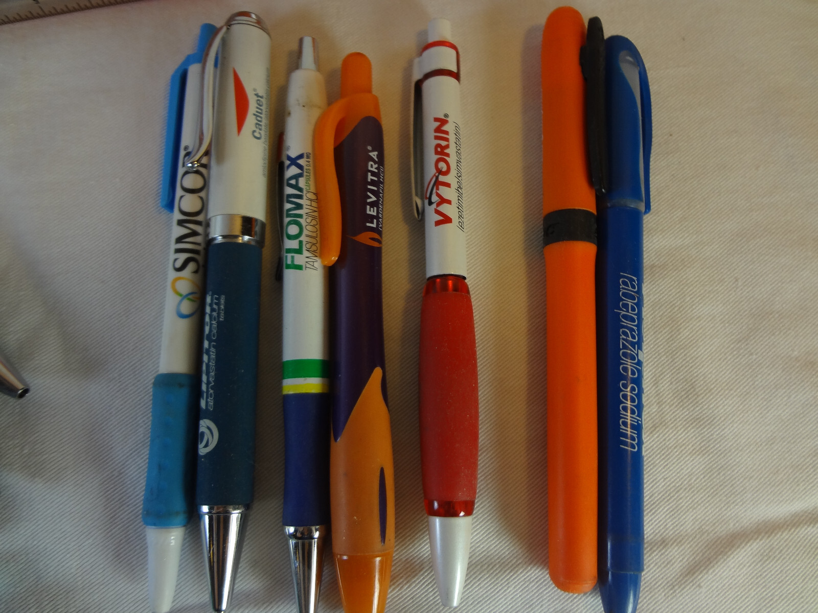 Lot Drug Rep Pharmaceutical Promo Marketing Advertising Pens Calculator Ruler
