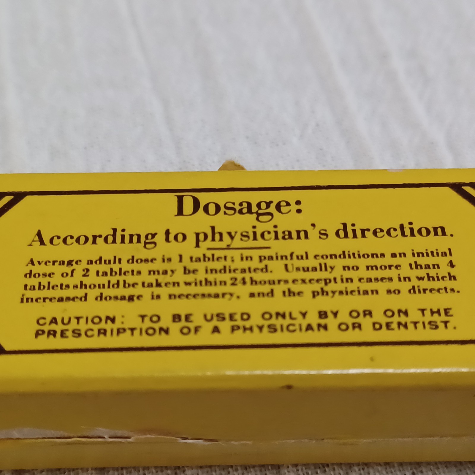 Rare Vintage 1930s Roche Allonal Pharmaceutical Box Medical Ephemera Advertising