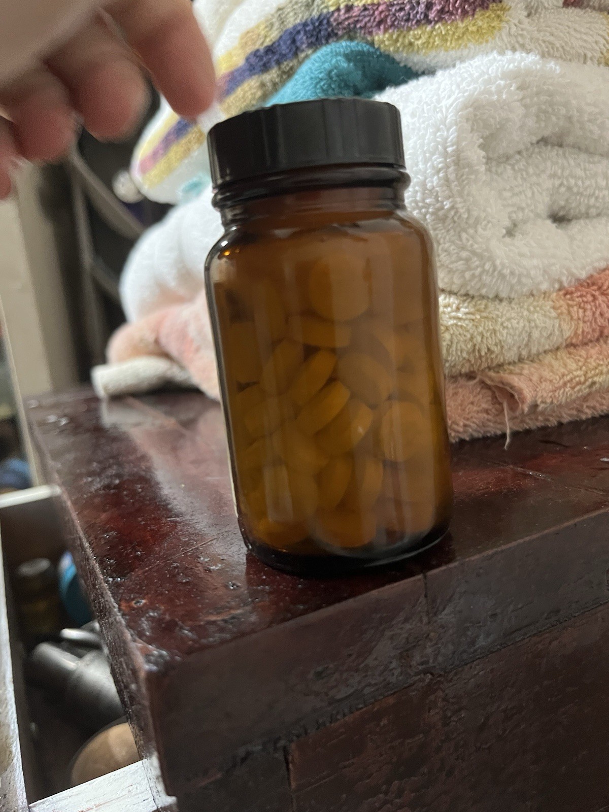Aminodrox-Forte Amber Glass Bottle Pharmacy Collector. NWOT