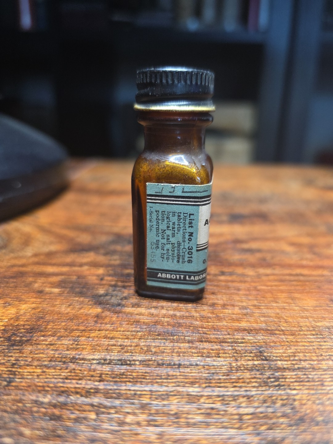 Apothecary Collectible Acriflavine. Empty