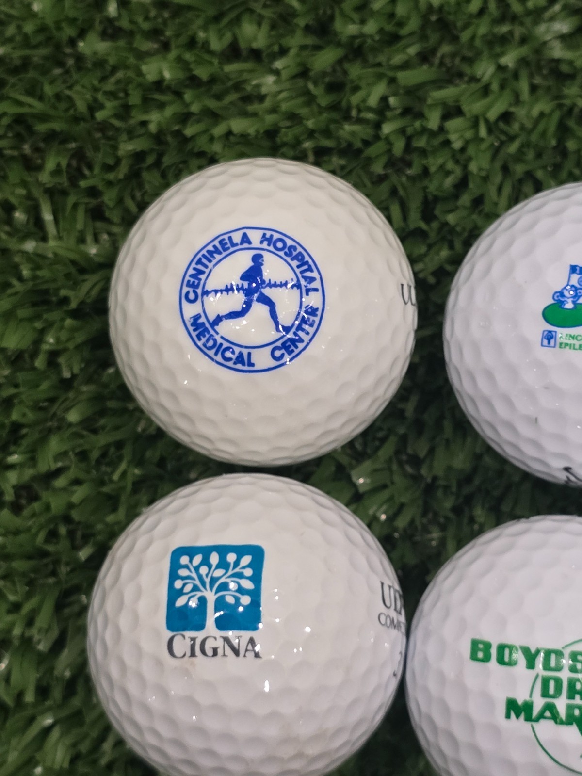 Lot of 11 * Healthcare & Medical Advertising Collectible Golf Balls