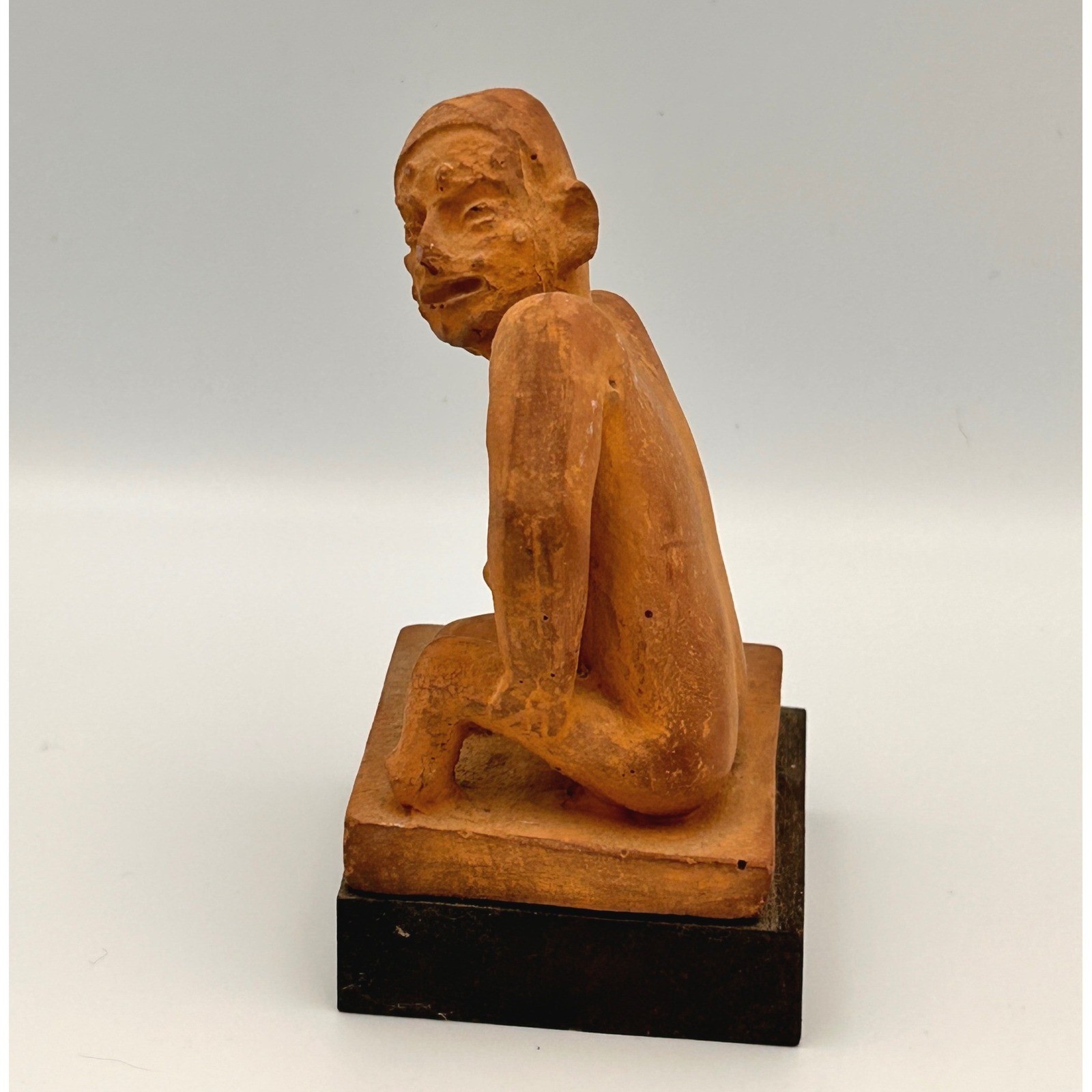 Vintage Schering Pharmaceutical Colima Mexico Male Skin Lesions Statue 1970s