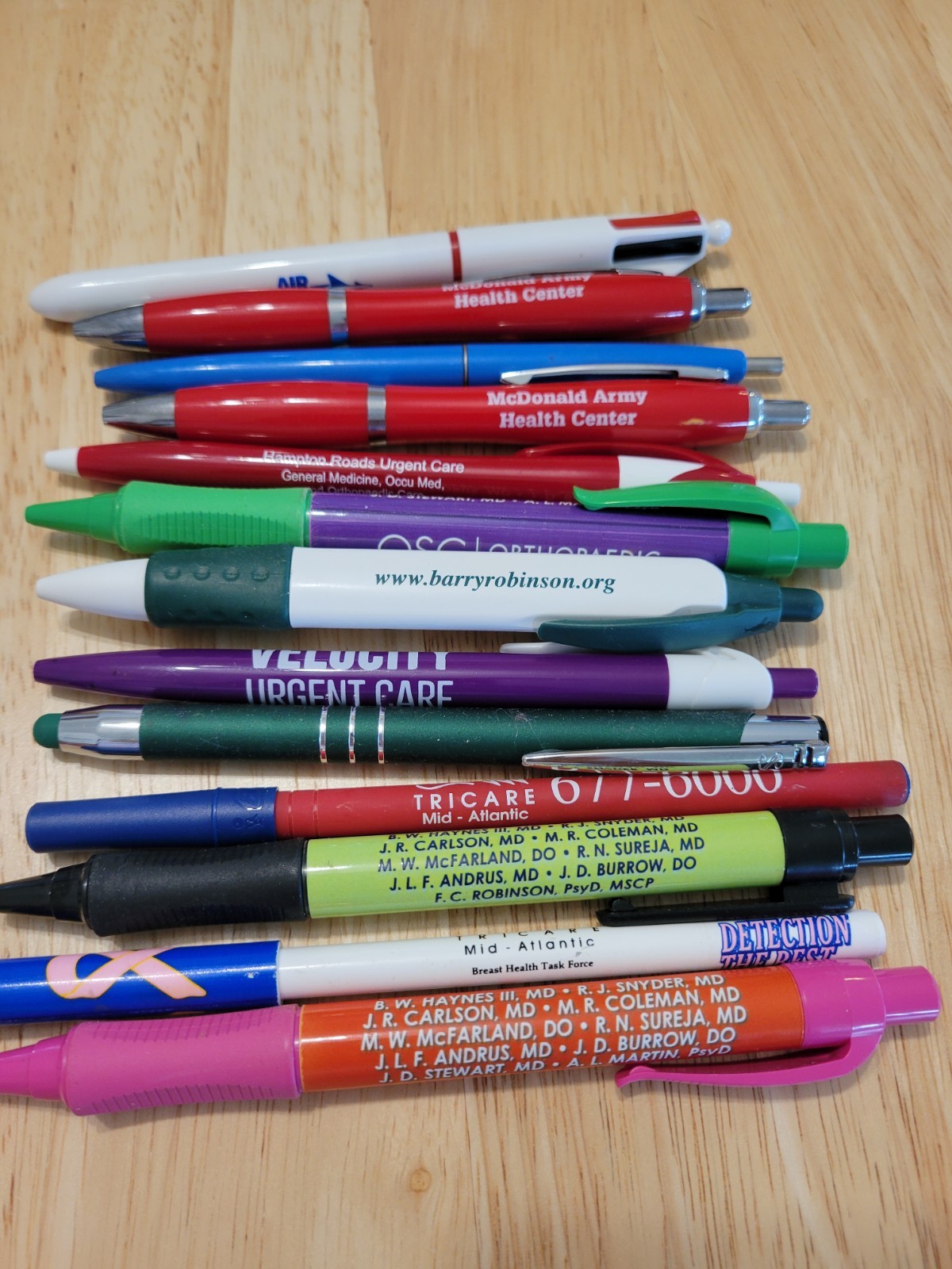 24 Pharmaceutical Drug Rep Pens Pencil Lot Promo Medical Advertising Metal Bonus