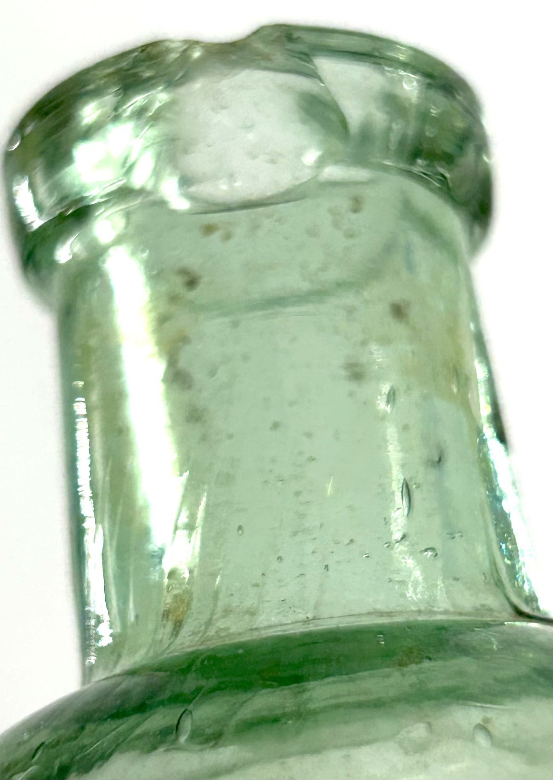 🔥TUTTLE’S ELIXIR🔥 EMPTY Medicine *12-sided* Boston Pharmacy Aqua Glass Bottle