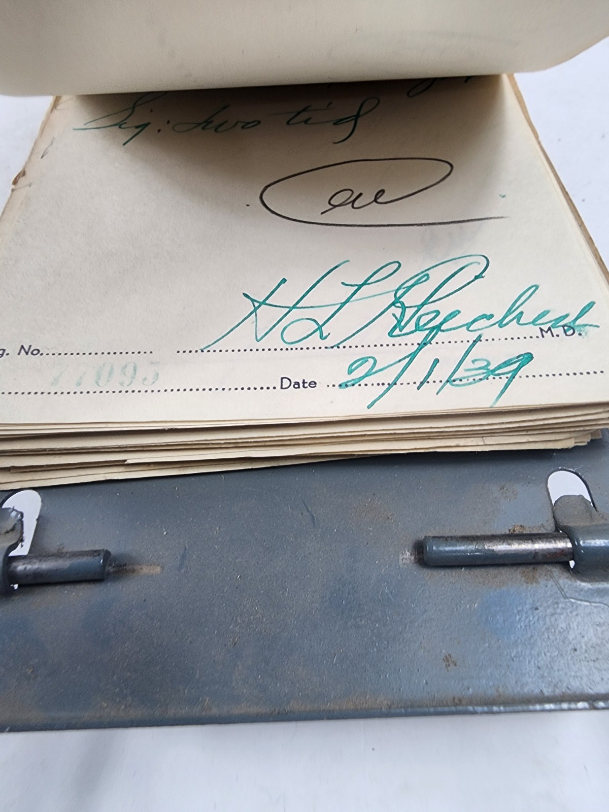 Prescription Atlas Rx Pad Paper Apothecary Druggist Pharmacy Medicine 1939