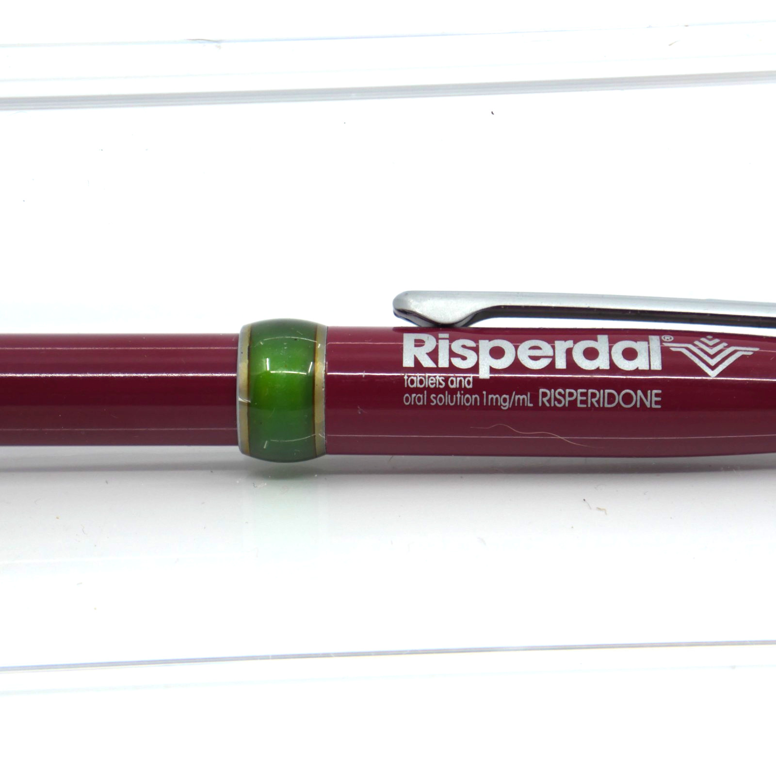 RISPERDAL Medical Drug Rep Pharmaceutical Pen Heavy Metal Advertising