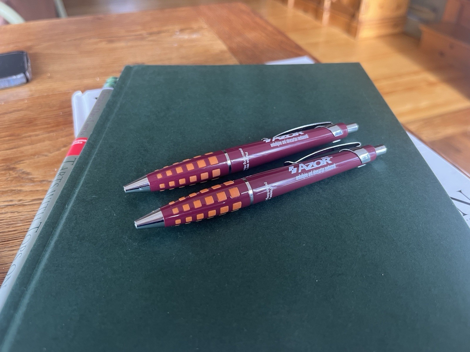 2 Heavy Metal Premium Azor Collectible Metal Pens. Rare. Write!