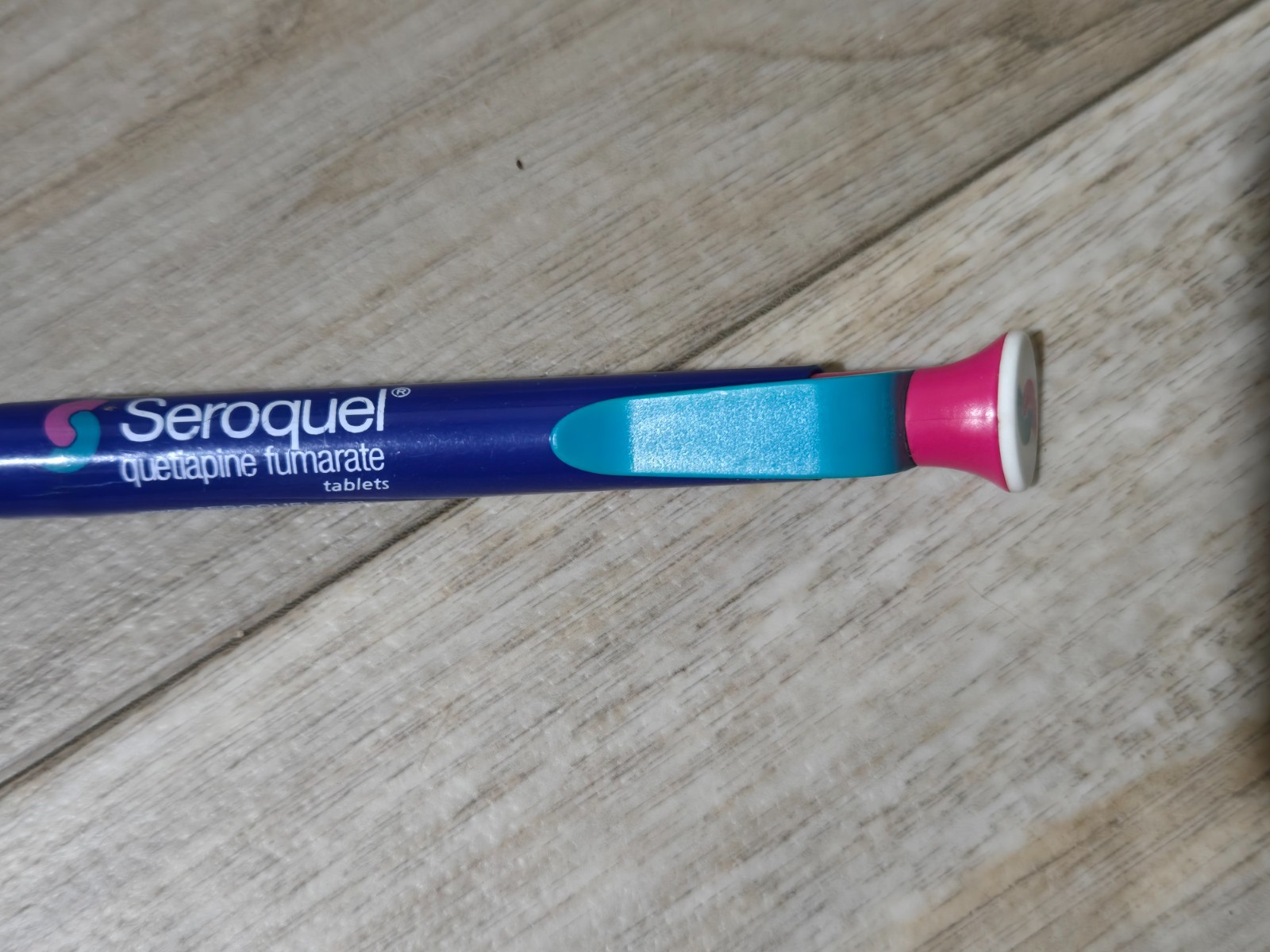 Drug Rep SEROQUEL Collectible Pharmaceutical Pen Medical advertising