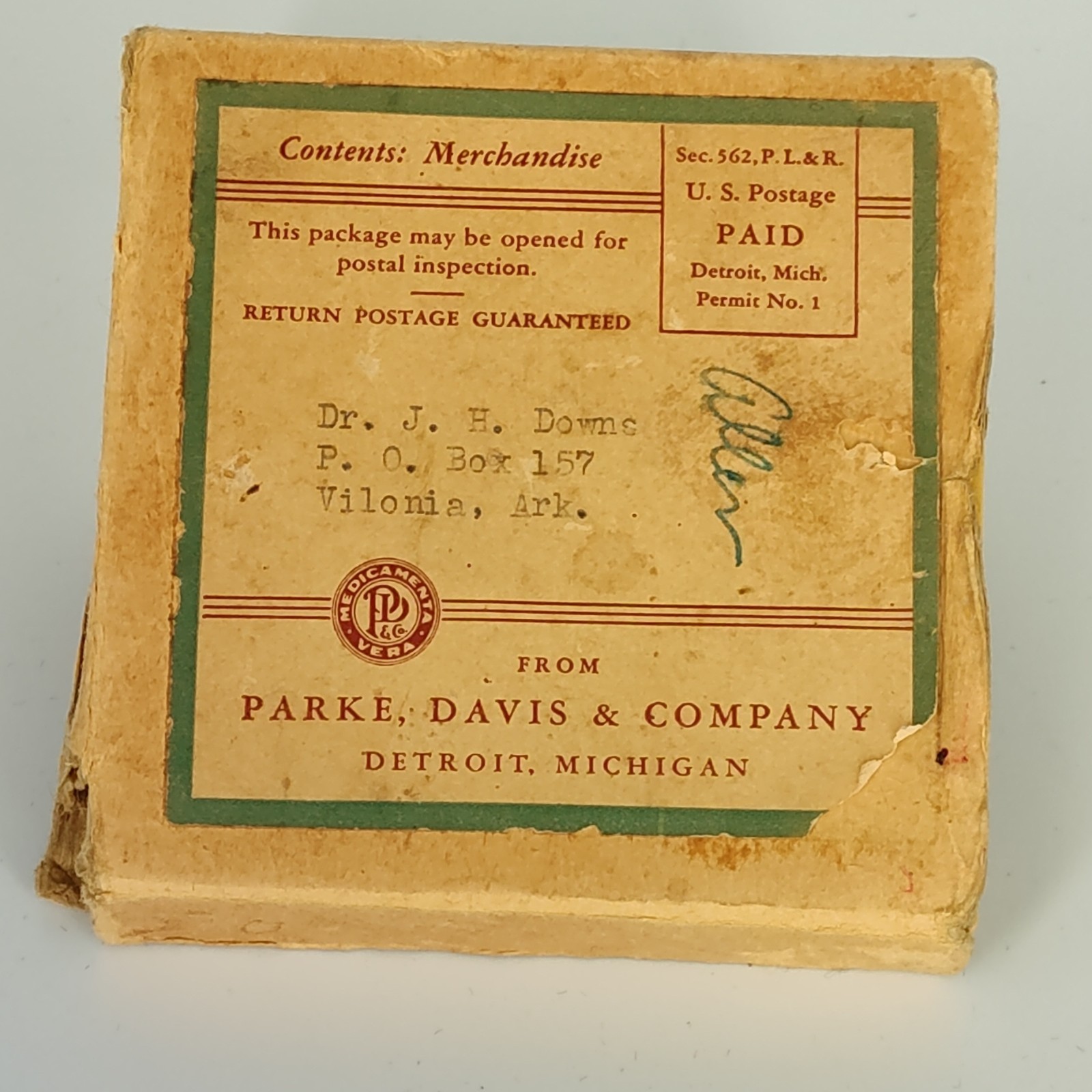 Early 1900s Pharmaceutical Advertising Toy Parke Davis Jacks Set Boxed Doctor