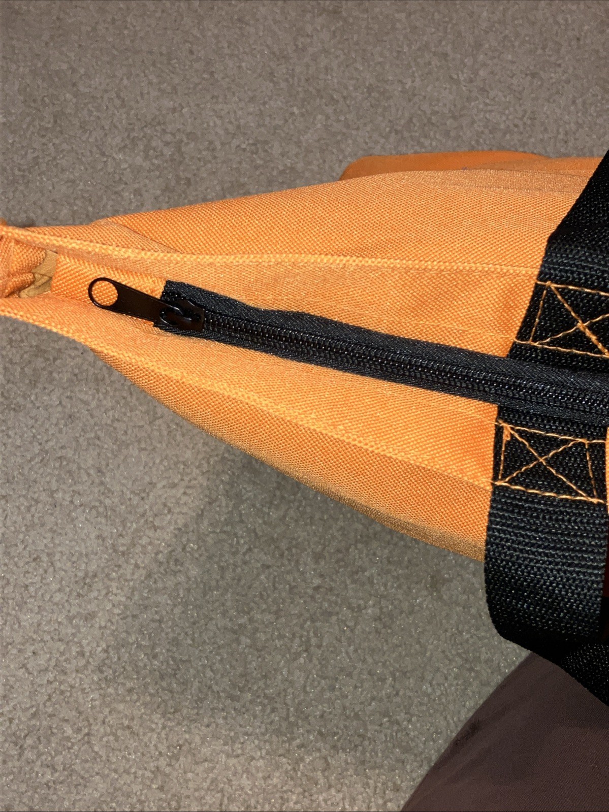 Large Ciali S Drug Rep Pharmaceutical Tote Travel Orange Zipper Close 25″x17″t