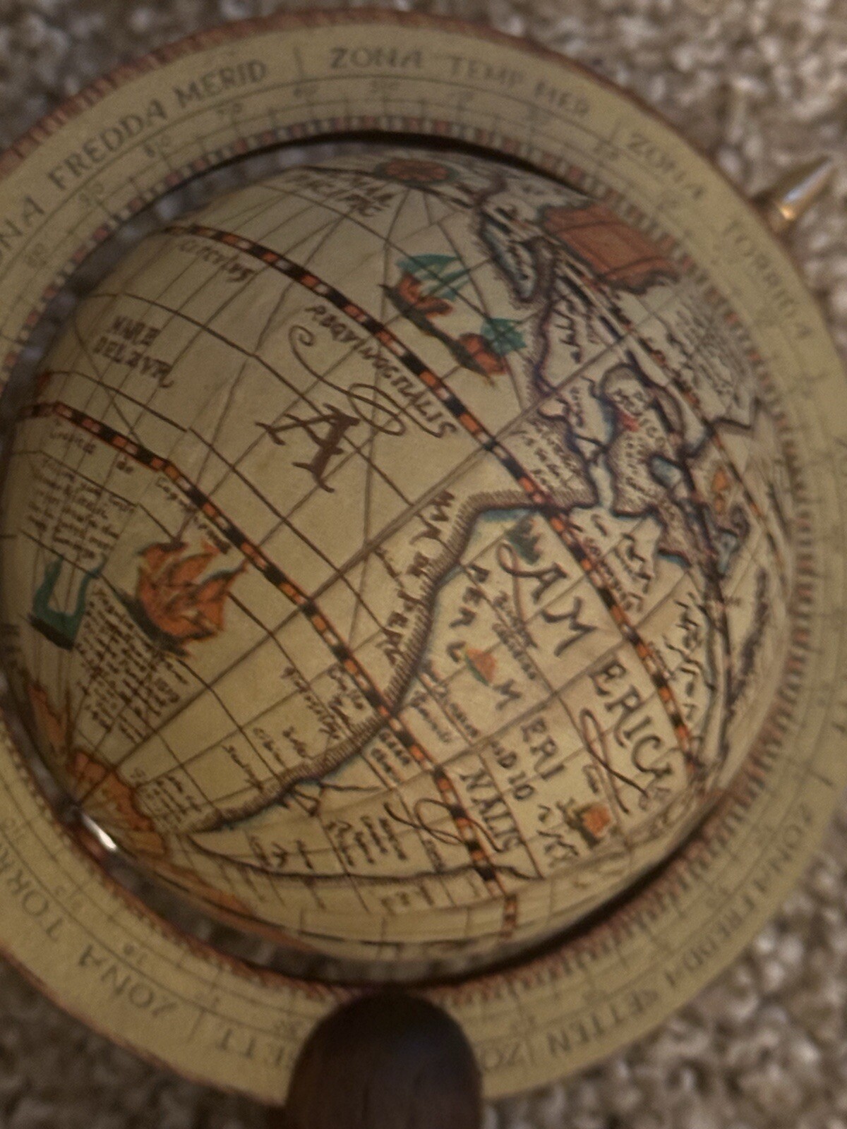 Vintage Surbex-T Pharmaceutical Rep Drug Advertising World Globe Small