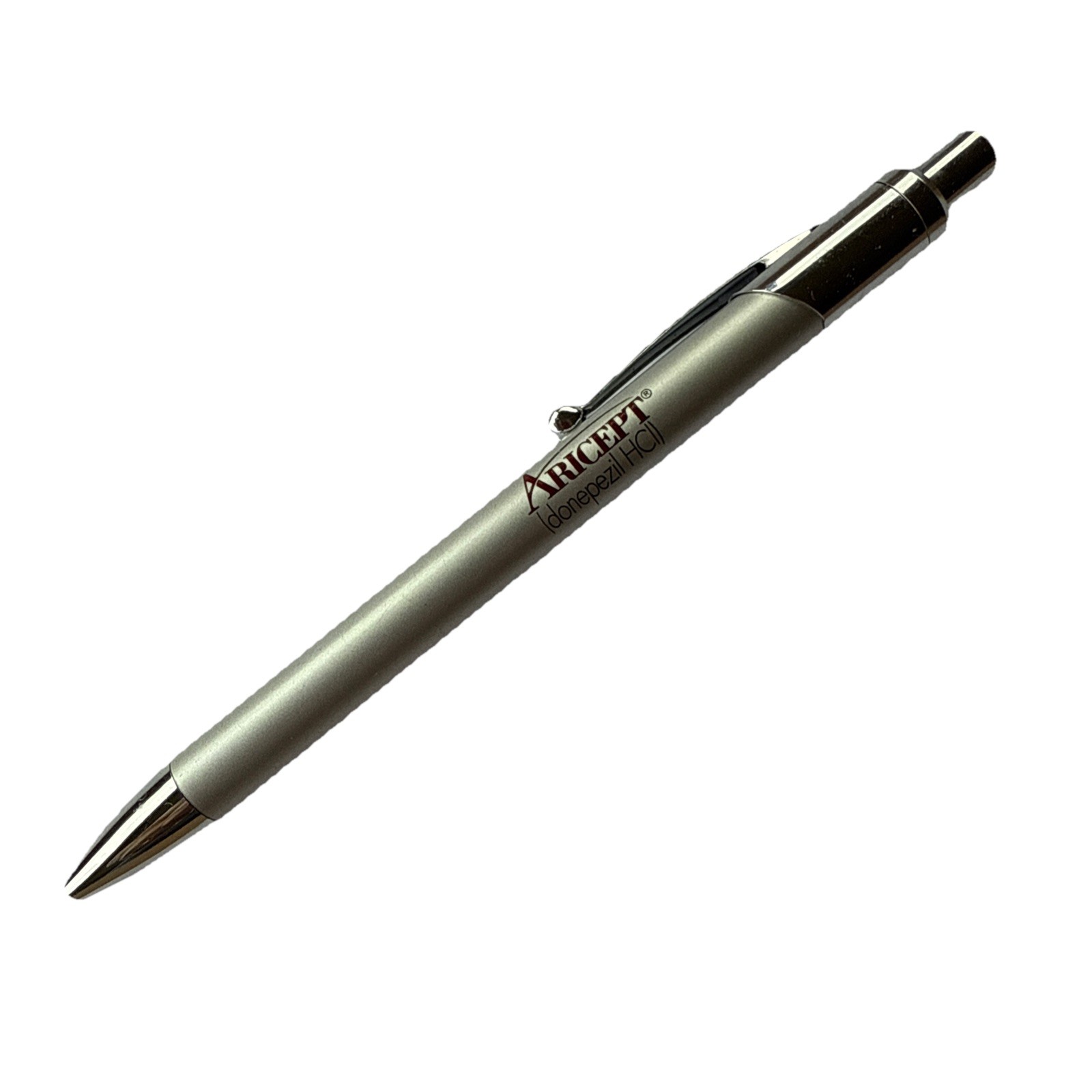 Rare Drug Rep ARICEPT Advertising Collectible Heavy Metal Pen