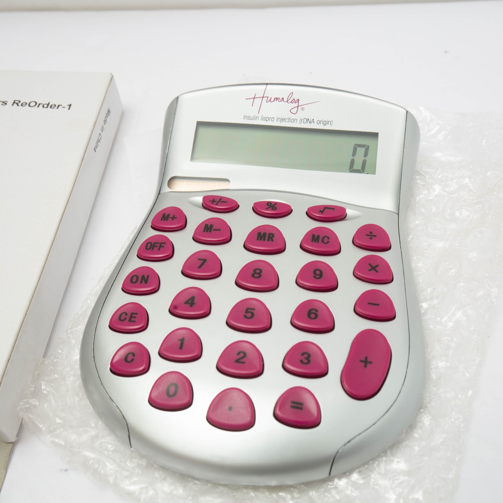 Humalog Medical Drug Rep Pharmaceutical Calculator Collectible Advertising