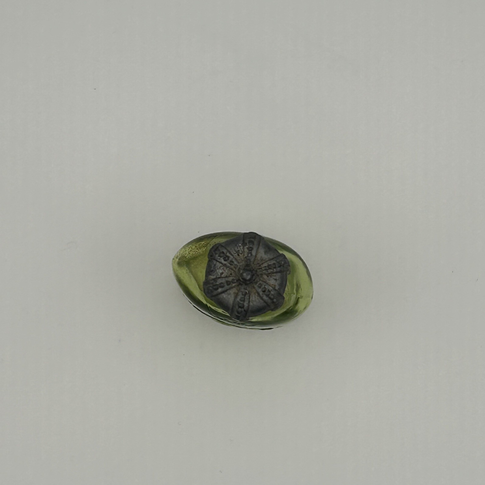 Vintage 1900s Green Pharmacy Drug Btl Royal Lime & Crown Stopper
