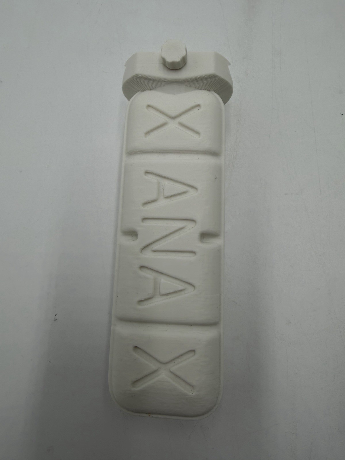 Rare Vintage Xanax Merch Grip No Brand 3D Printed, Non Functioning