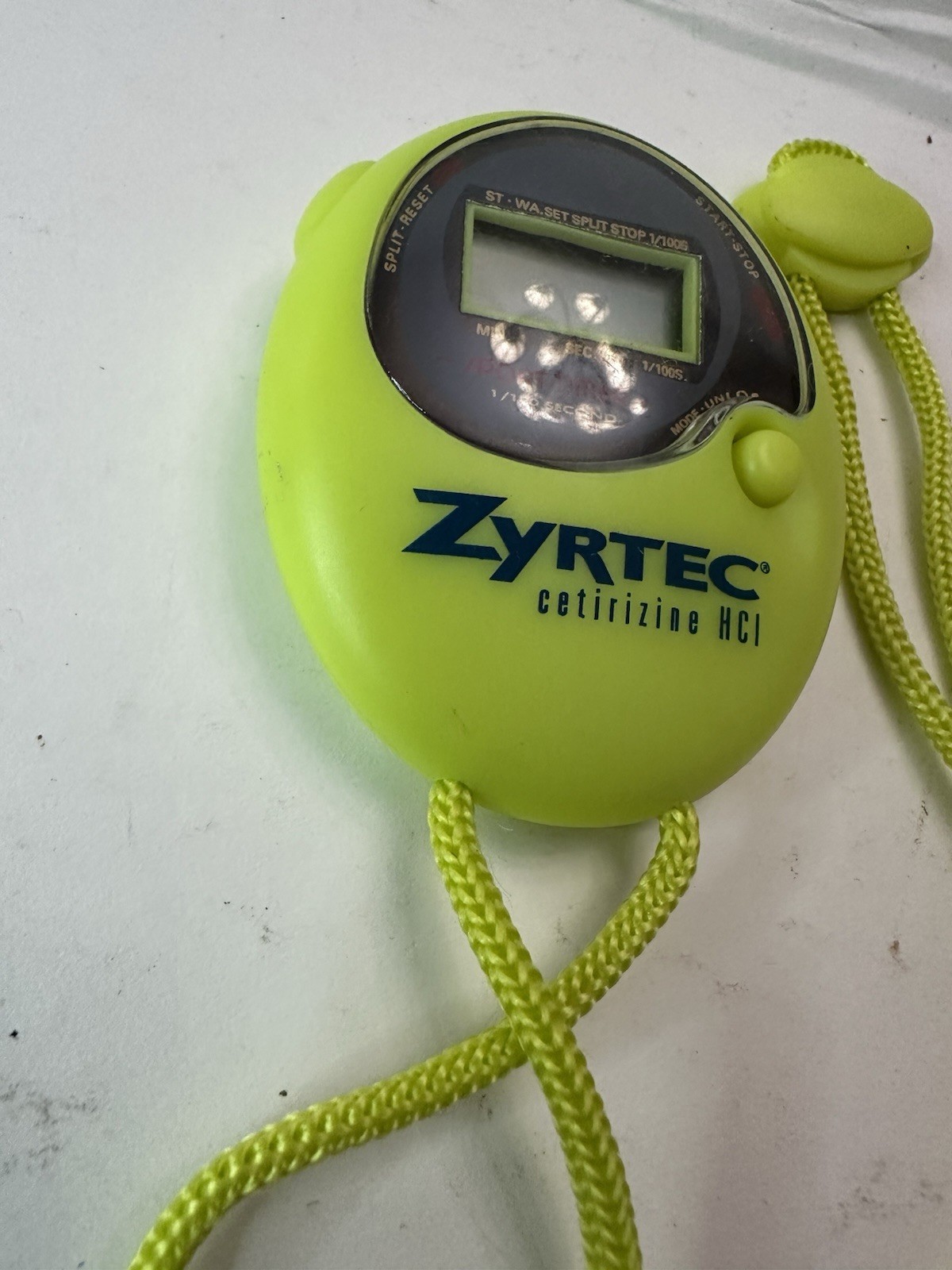 Green Drug Rep Stop Watch, Not Tested. Very Rare & Hard To Find – See Photos!!