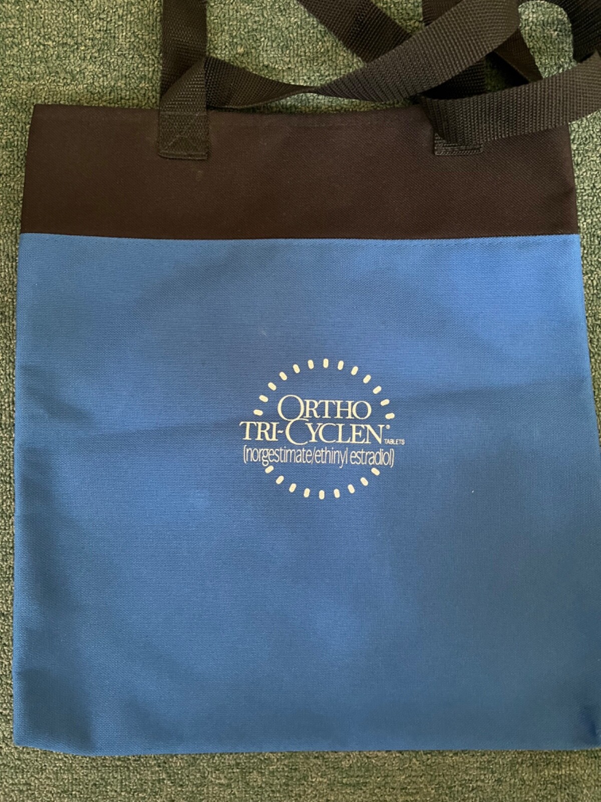 pharmaceutical drug rep tote & laptop carry bag & leather id tags