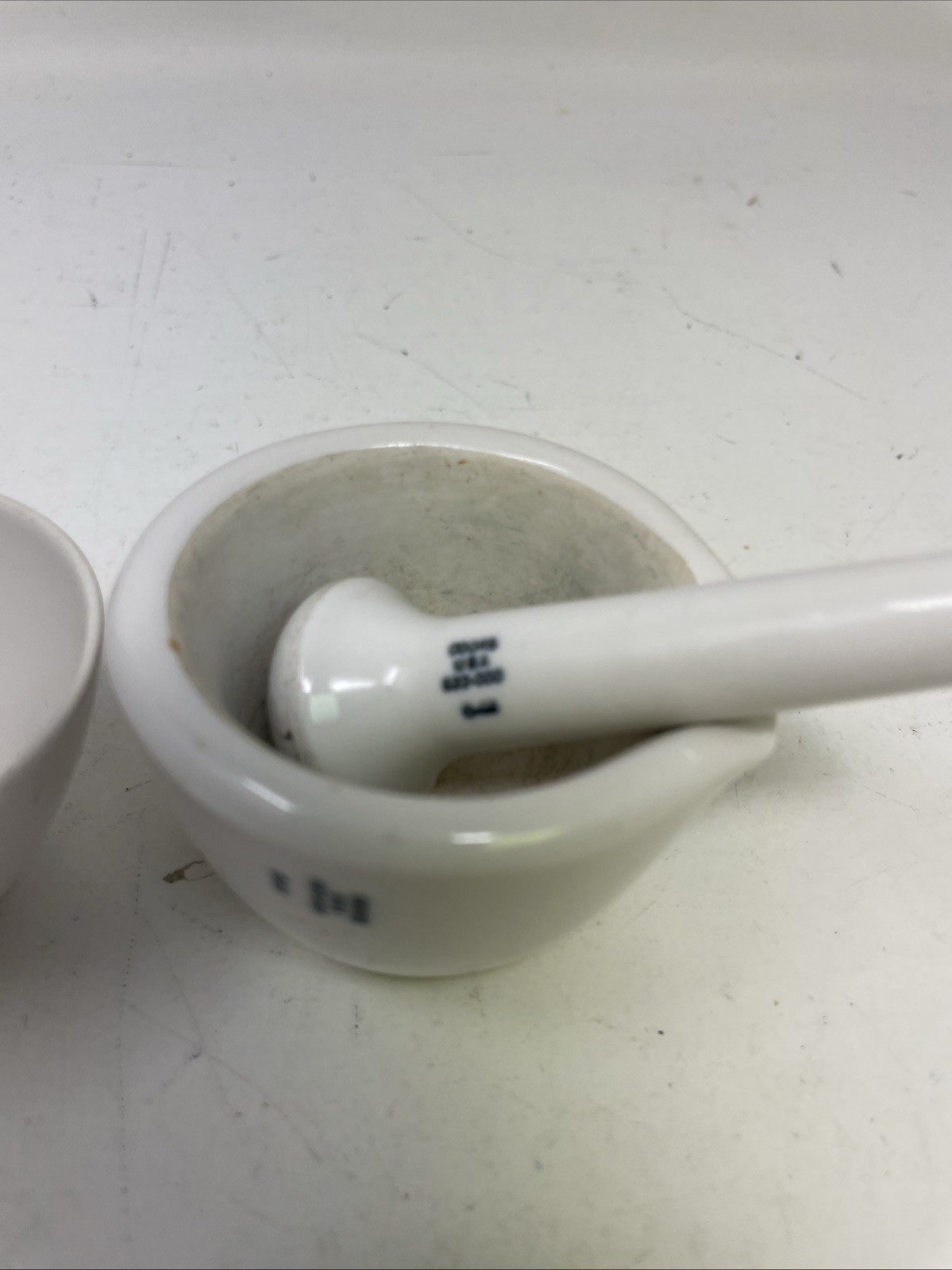 COORS USA small MORTAR 522-006 and COORS USA PESTLE 522-000 Vintage
