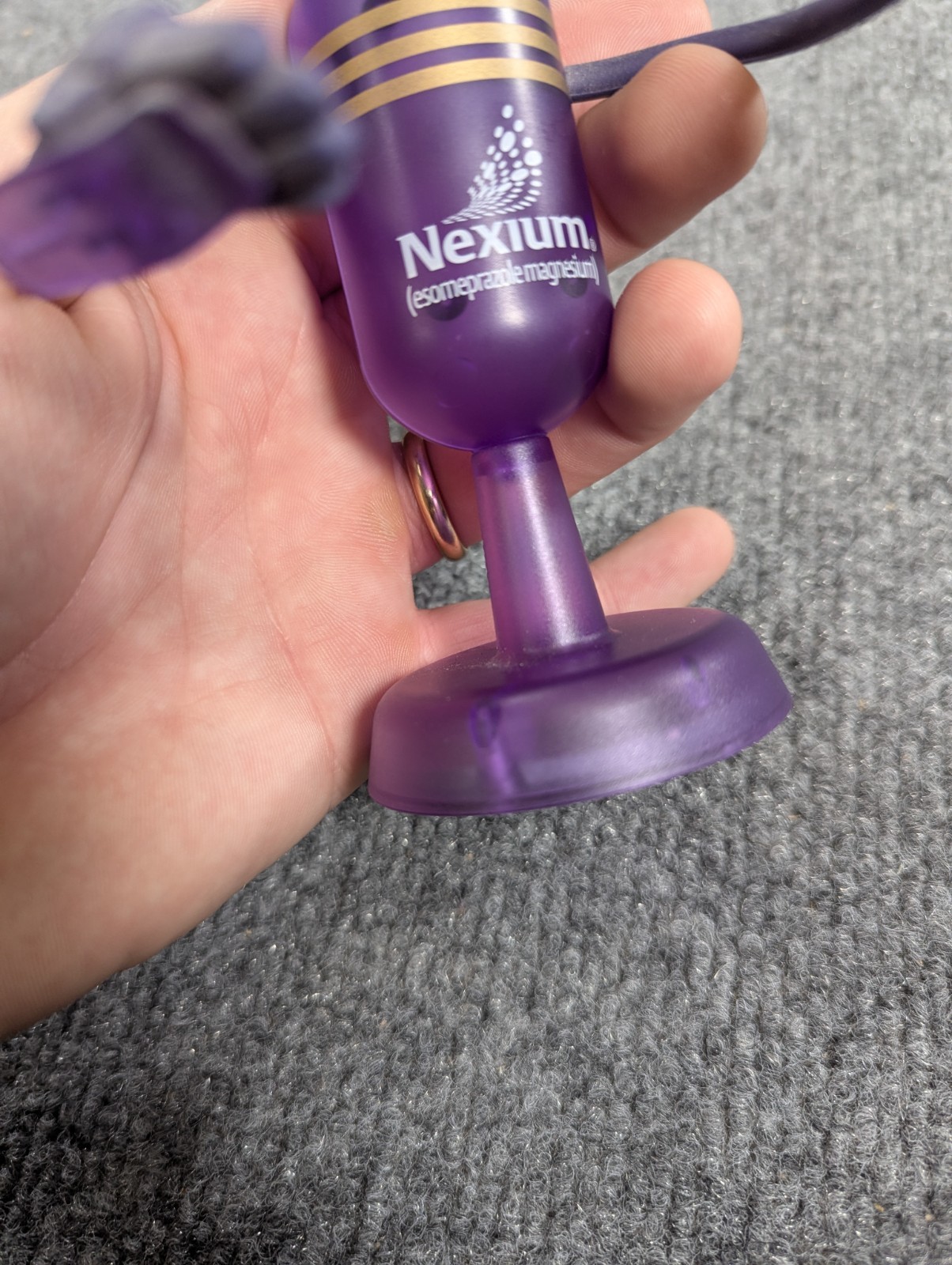 RARE! Nexium Robot Toy Figure Drug Rep Pharmaceutical Advertising Giveaway