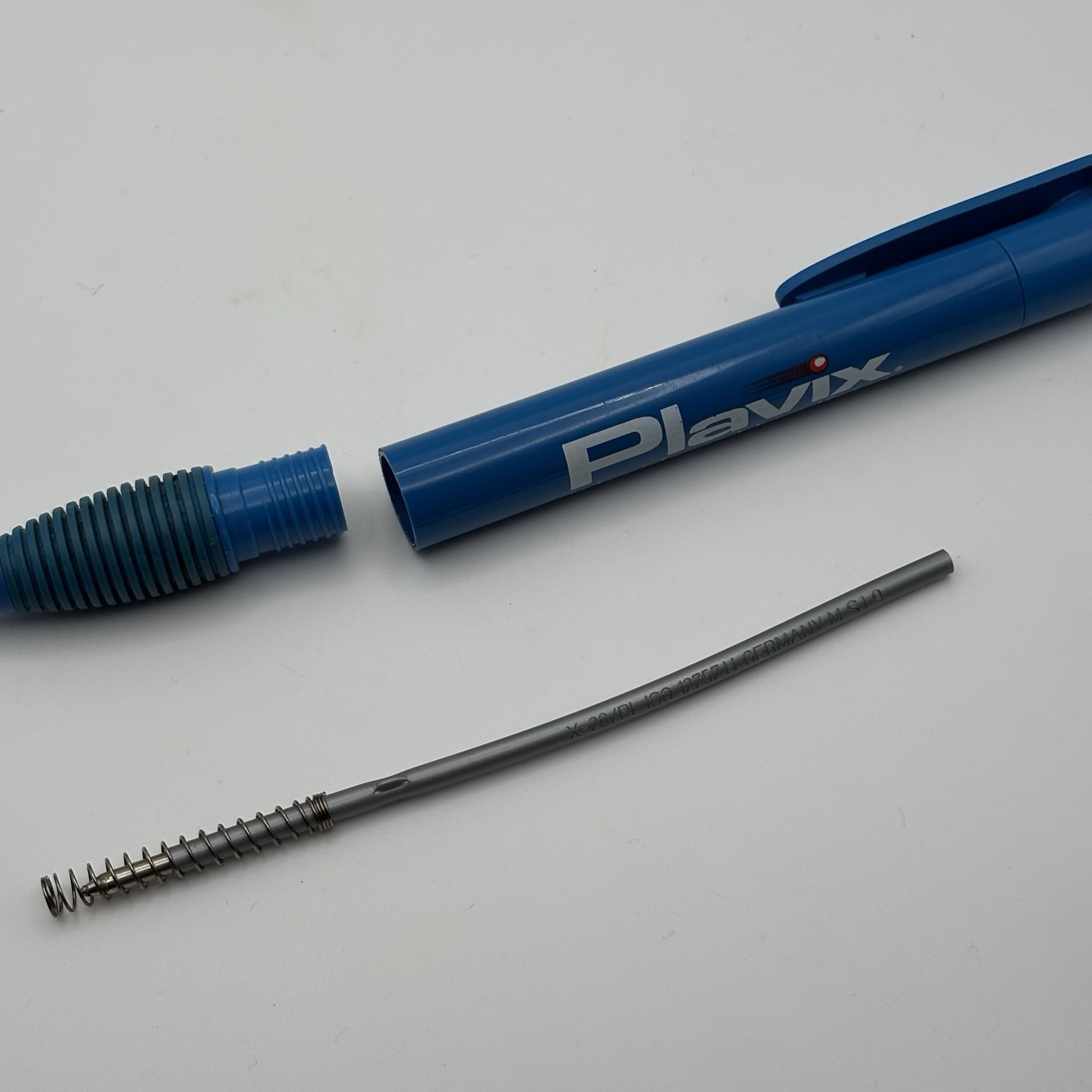 Vtg PLAVIX Drug Rep Pen Blue Retractable