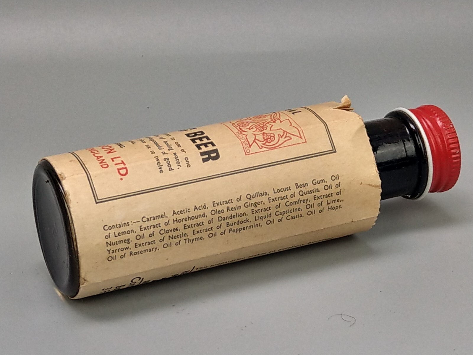 Antique Medicine Bottle labeled Masons Original Botanic Beer Newball Mason ltd