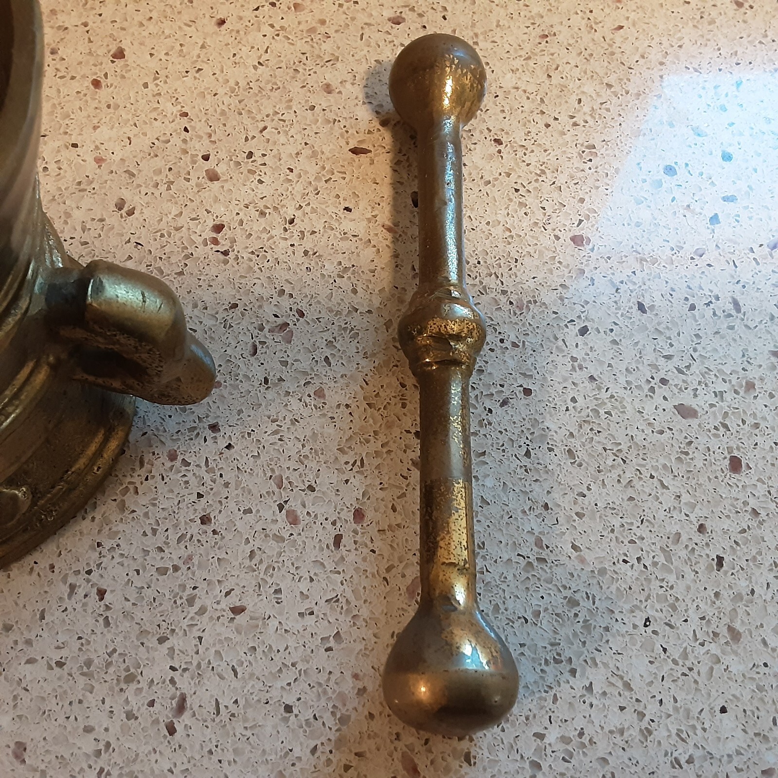 Reproduction Brass/Bronze Dutch Mortar & Pestle