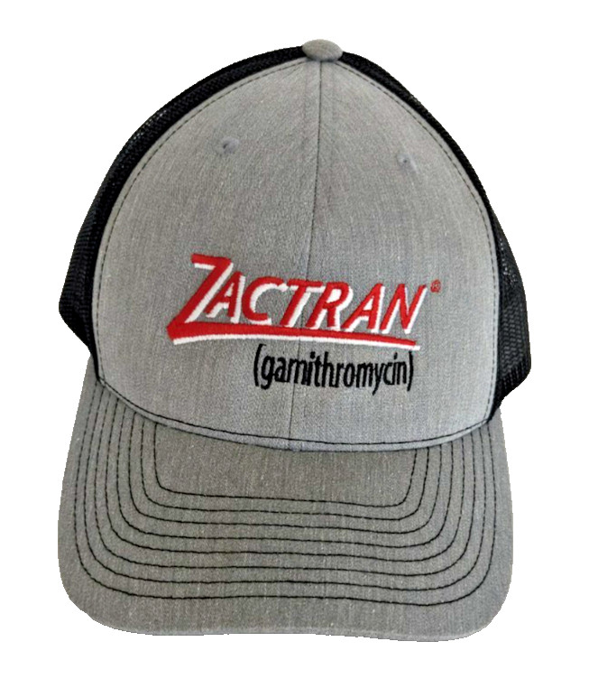 ZACTRAN Gamithromycin Pharmaceutical Drug Rep Baseball Cap Hat Medical RARE