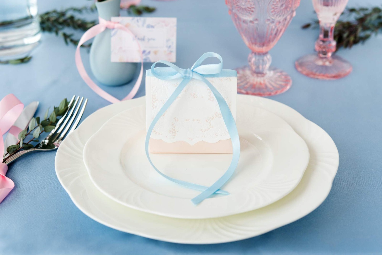 Weddingstar Vintage Inspired Pressed Glass Goblet, Blush Pink, 10 fluid ounces