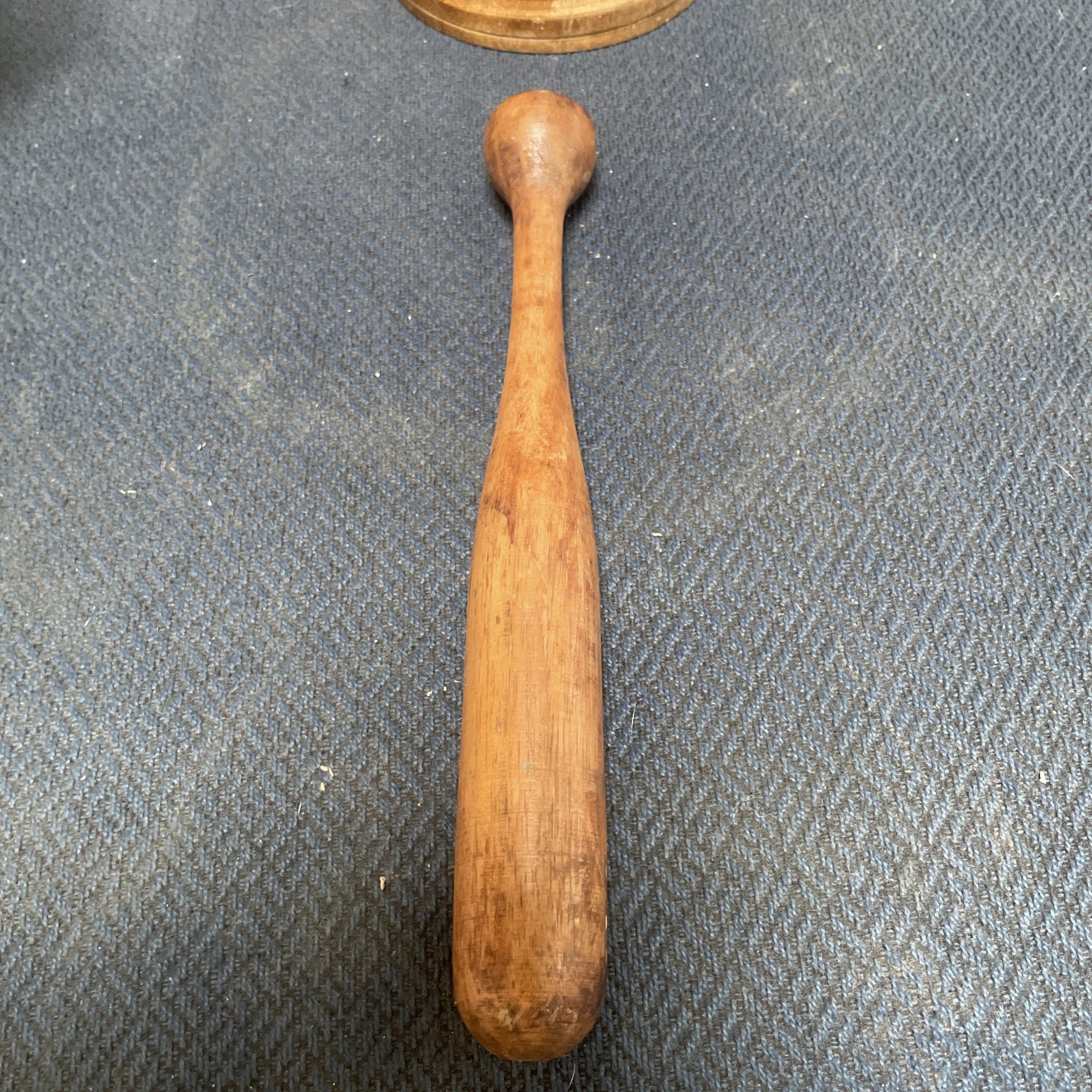 Advertising Pestle Wooden Wood Mortar Vintage – Samuel Lewis Co Hotel Glassware