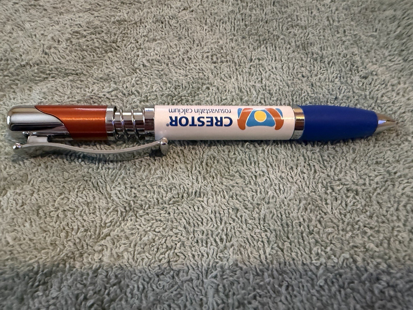 Crestor Rosuvastatin Calcium Metal Pharmaceutical Drug Rep Ballpoint Pen Works
