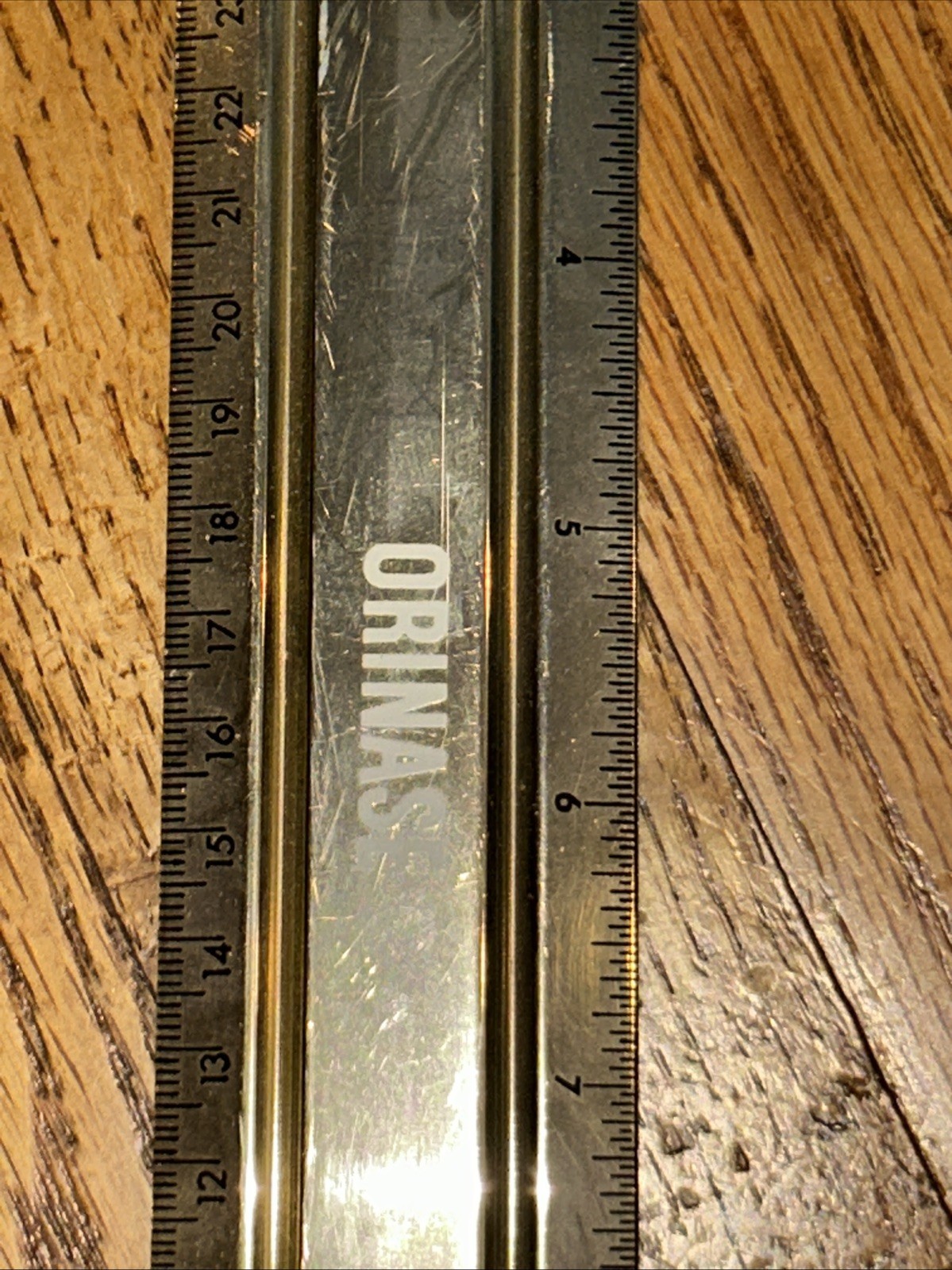Pharmaceutical Drug Rep Metal Ruler Upjohn Orinase
