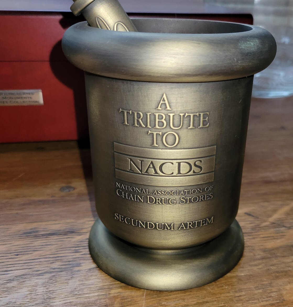 A Tribute to NACDS heavy metal MOTAR & PESTLE Schering-Plough NEW in box