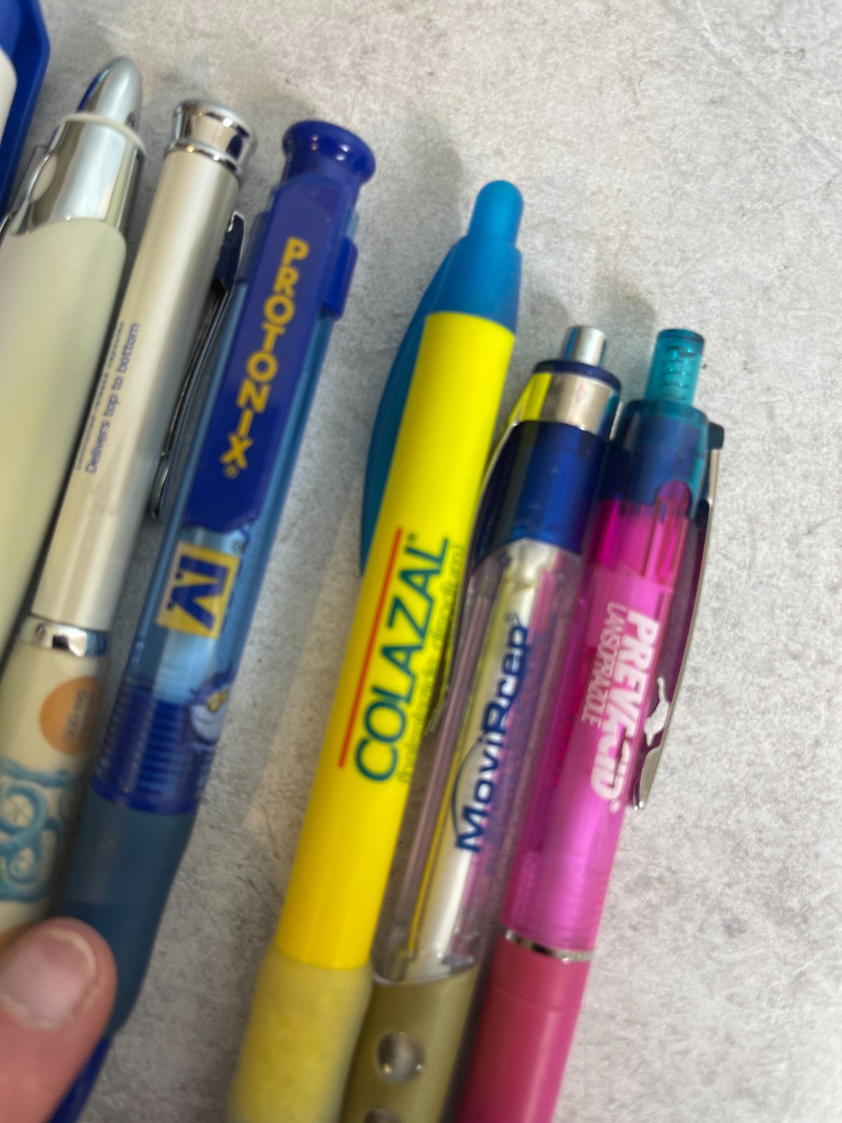 Nine Pharmaceutical Collectible Pen Lot Of 9 Pharma Drug Rep Lipitor prevacid