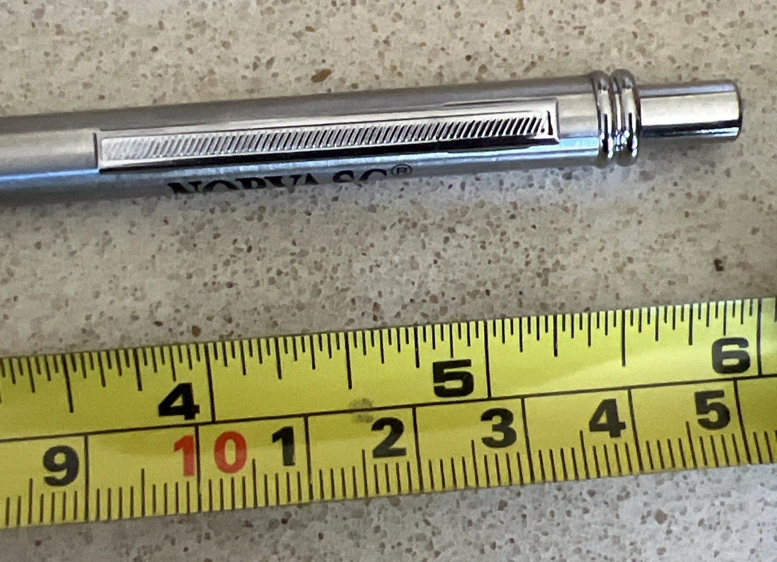Vintage Rare Pharma Drug Rep Promo Norvasc Pen SILVER Metal Pen