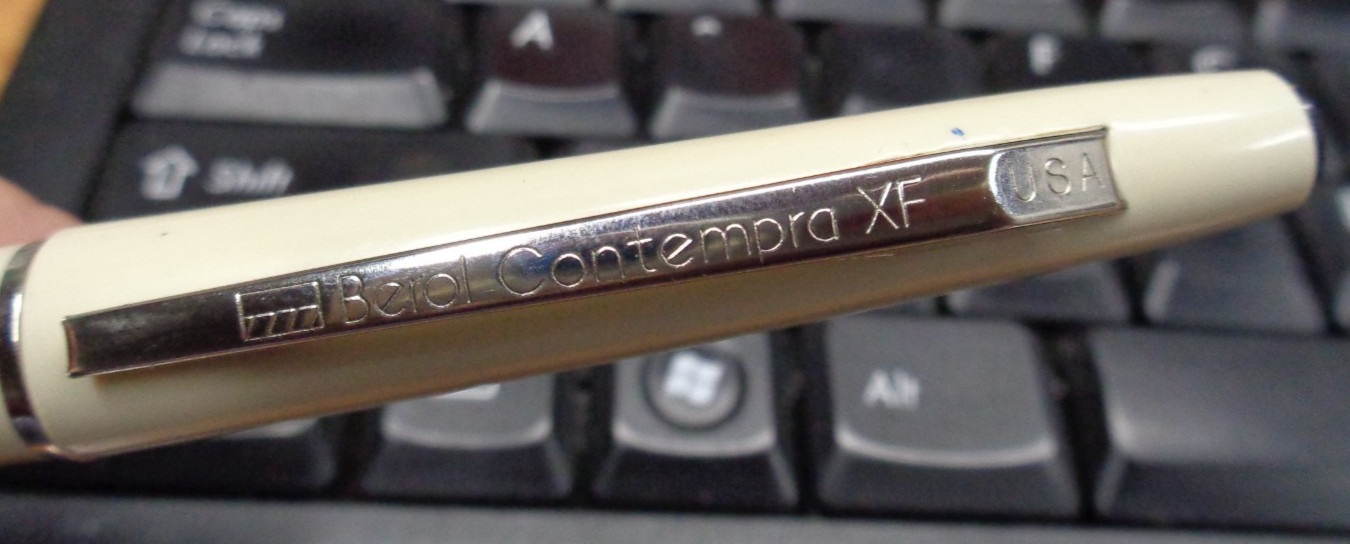 BEROL CONTEMORA XF USA Pharmaceutical Drug Rep Ink Pen LOZOL Indapamide WORKS!
