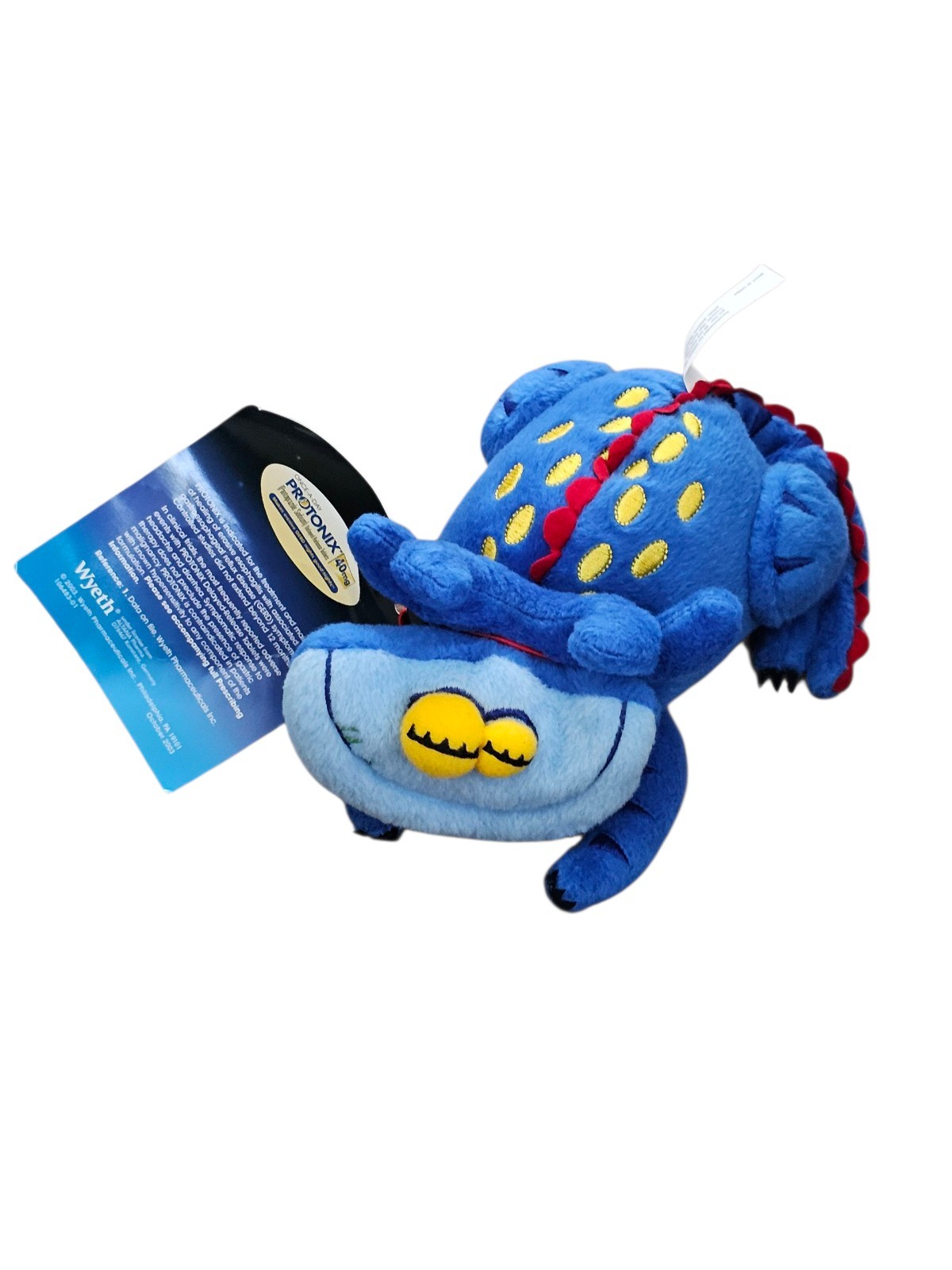 Protonix Gerdie Plush Bean Bag Promotional Pharmaceutical Drug Advertising New