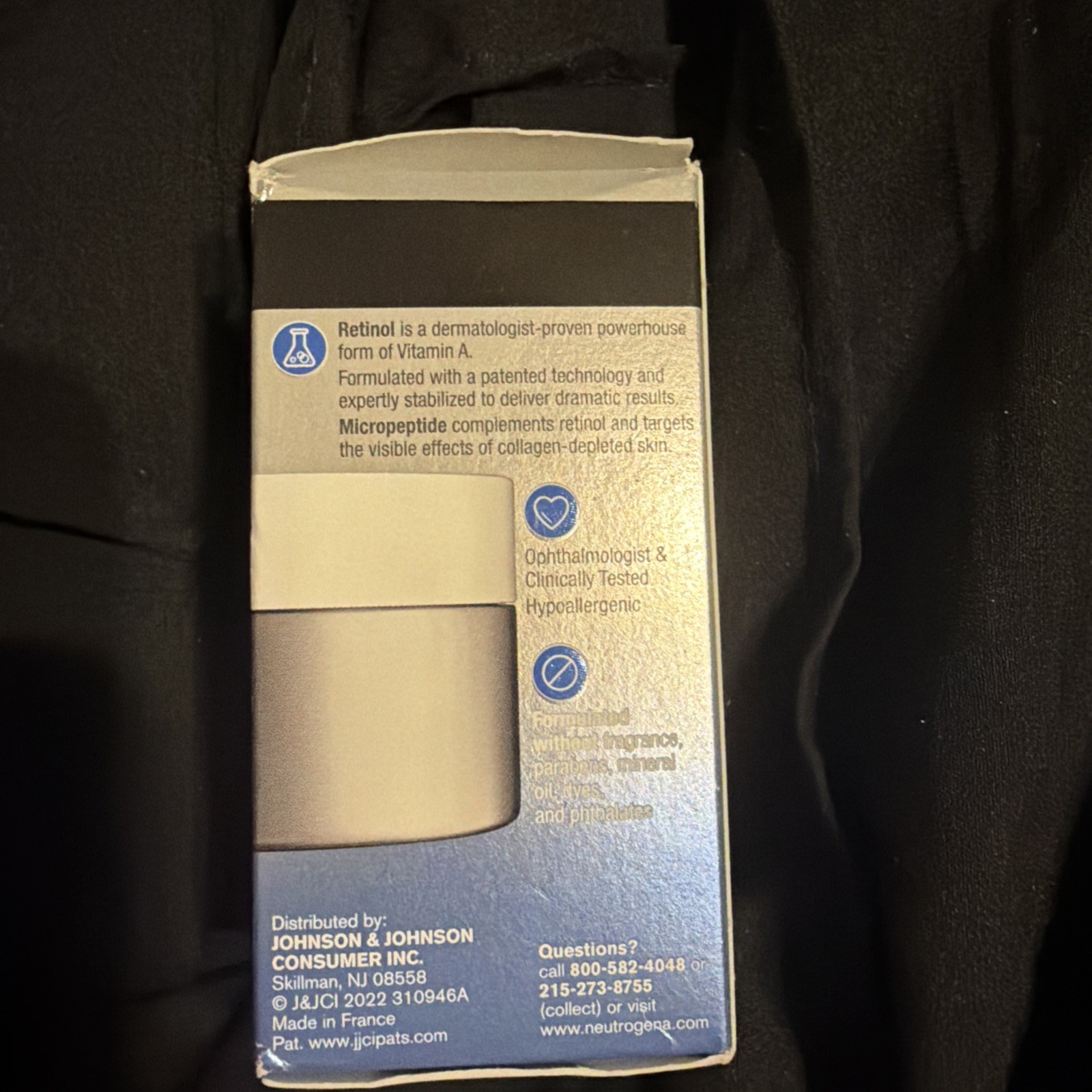 Neutrogena Rapid Wrinkle Repair Retinol Pro +Eye Cream 0.5oz Fragrance Free~New~
