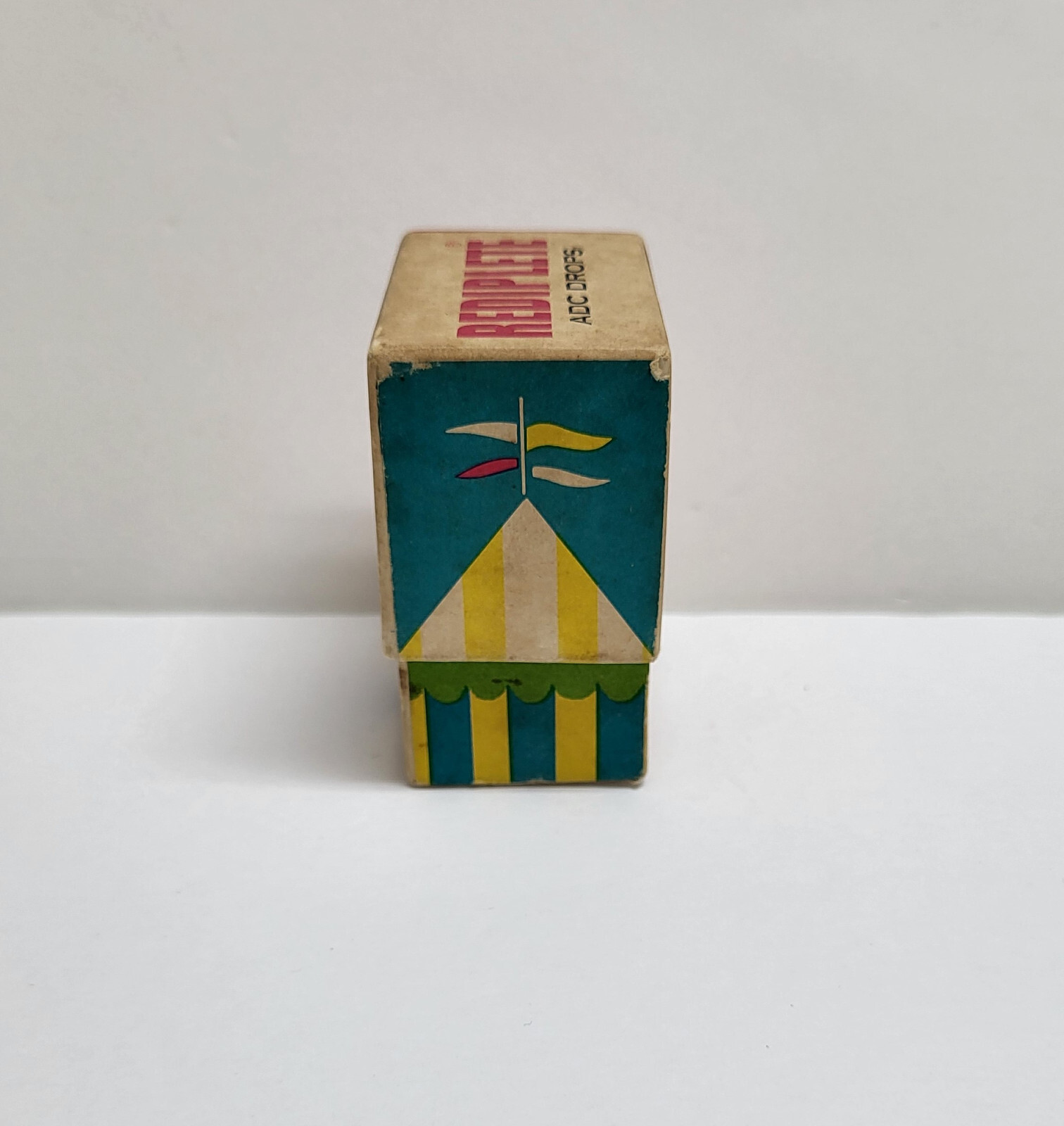Vintage 1960’s Merck, Sharp & Dohme Circus Theme Rediplete Pediatric Vitamin Box