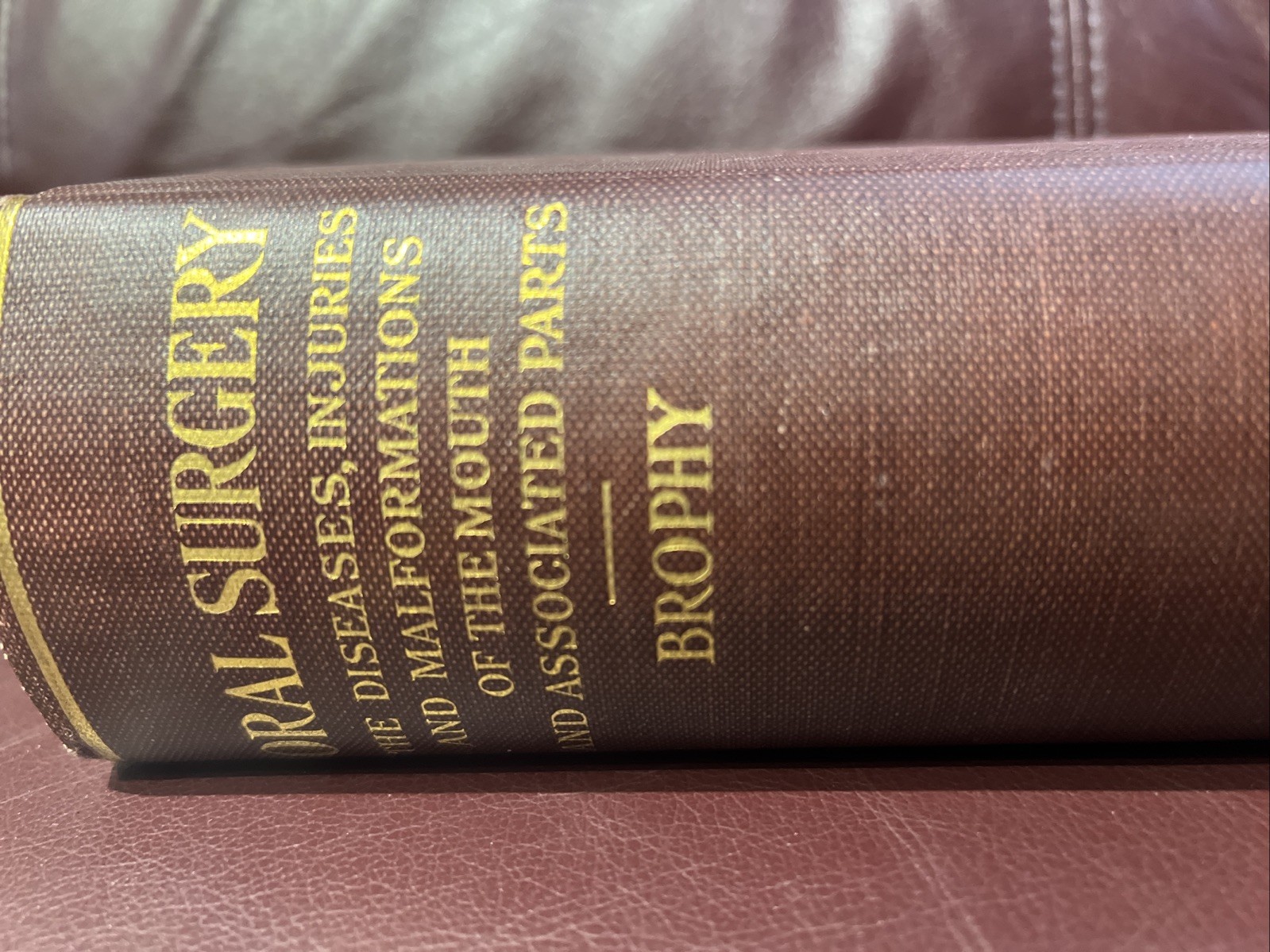 RARE Oral Surgery 1915 Illustrated Medical Dentistry Disease Truman W Brophy