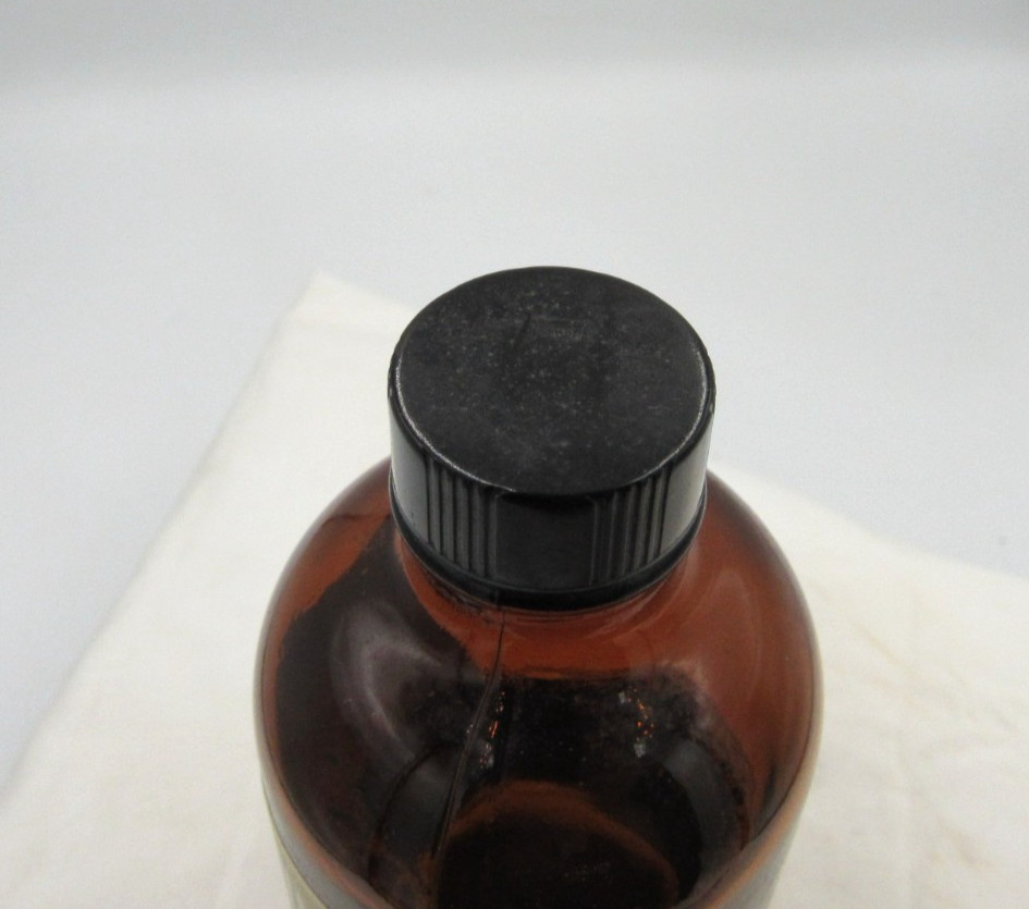 1950’s Winthrop Laboratories New York, NY Zephiran 5 1/2 inch tall Amber Bottle