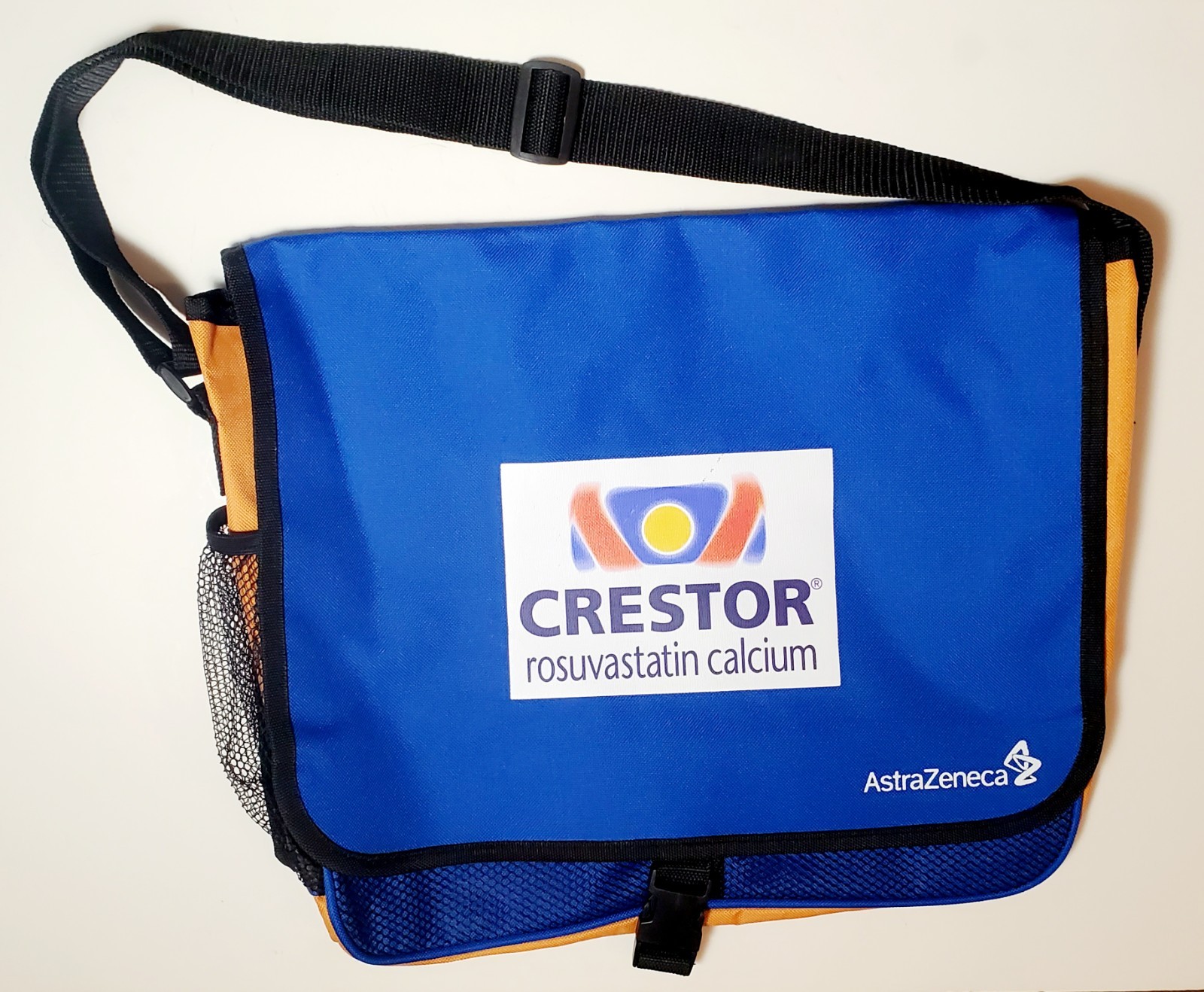 Crestor AstraZeneca Pharmaceutical Promotional Messenger Bag