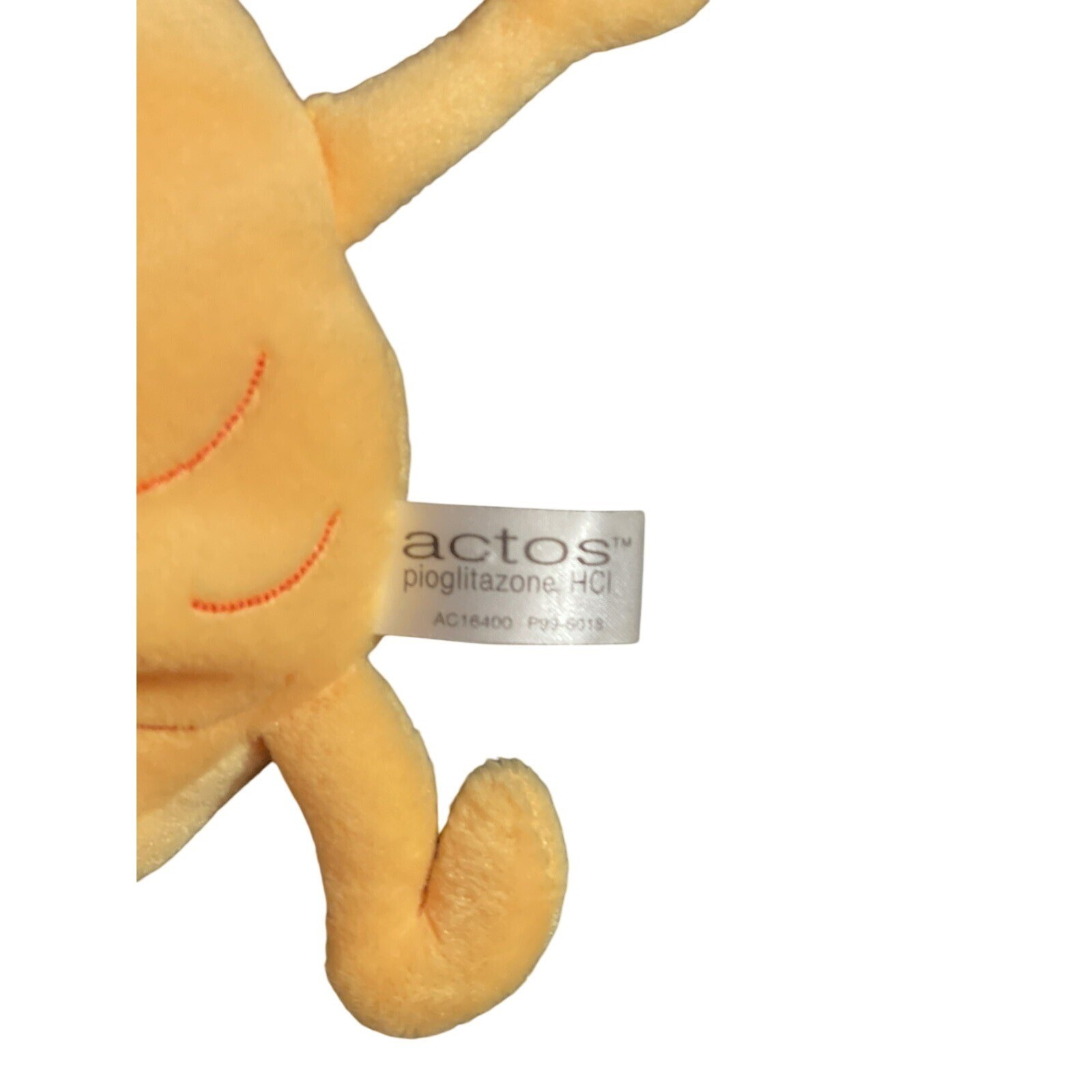 Actos Plush Stuffed Cholesterol Pioglitazone HCL Science Nutrition Medical Bean